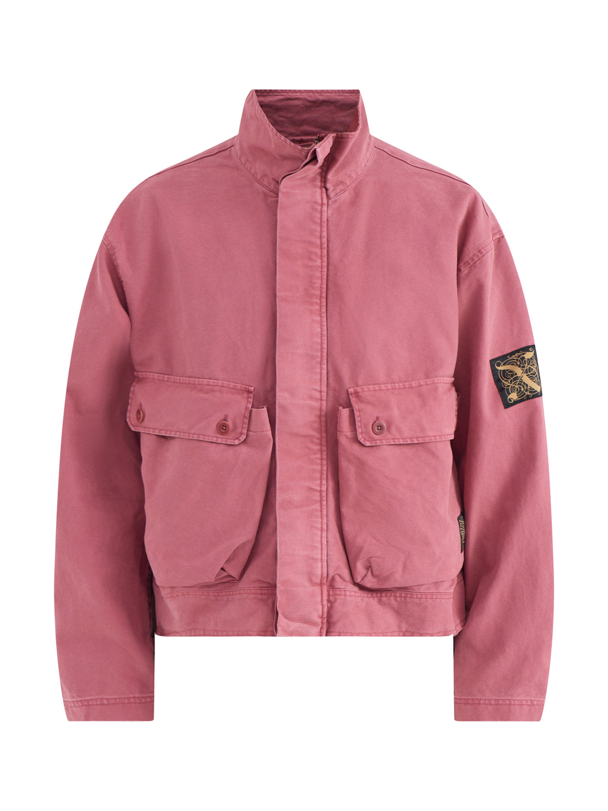 Common State Cotton Jacket - Overdyed Red