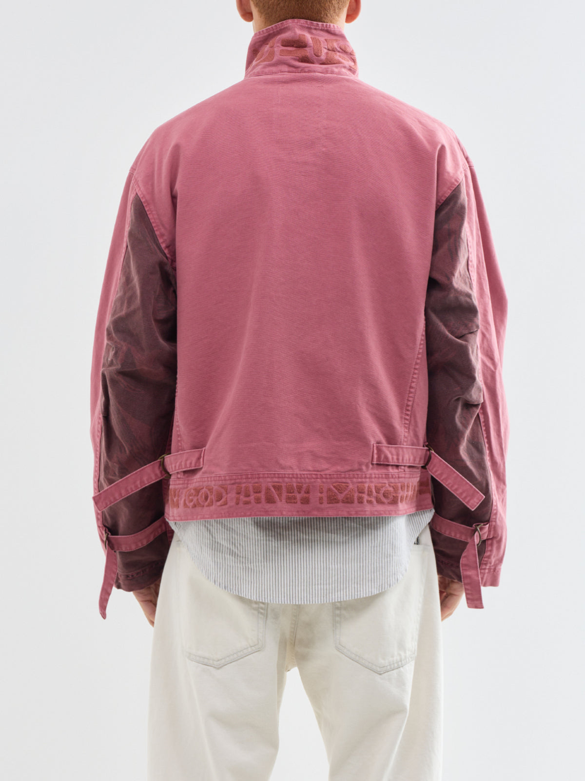 Common State Cotton Jacket - Overdyed Red