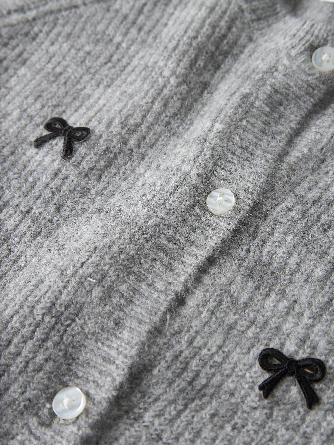 Rifey Knitted Cardigan Grey