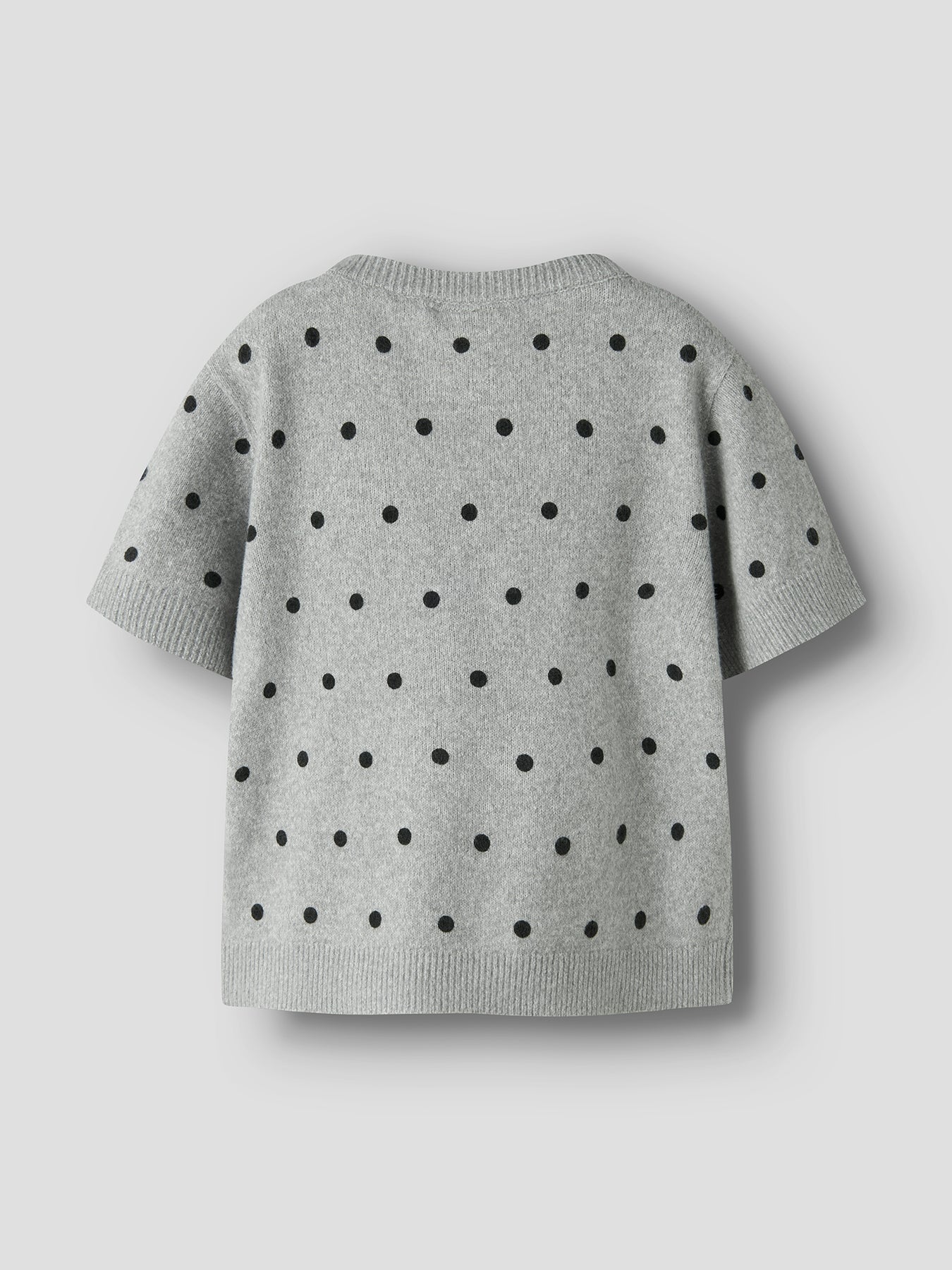 Nalani Recycled Polyester-Blend Knit Top Grey