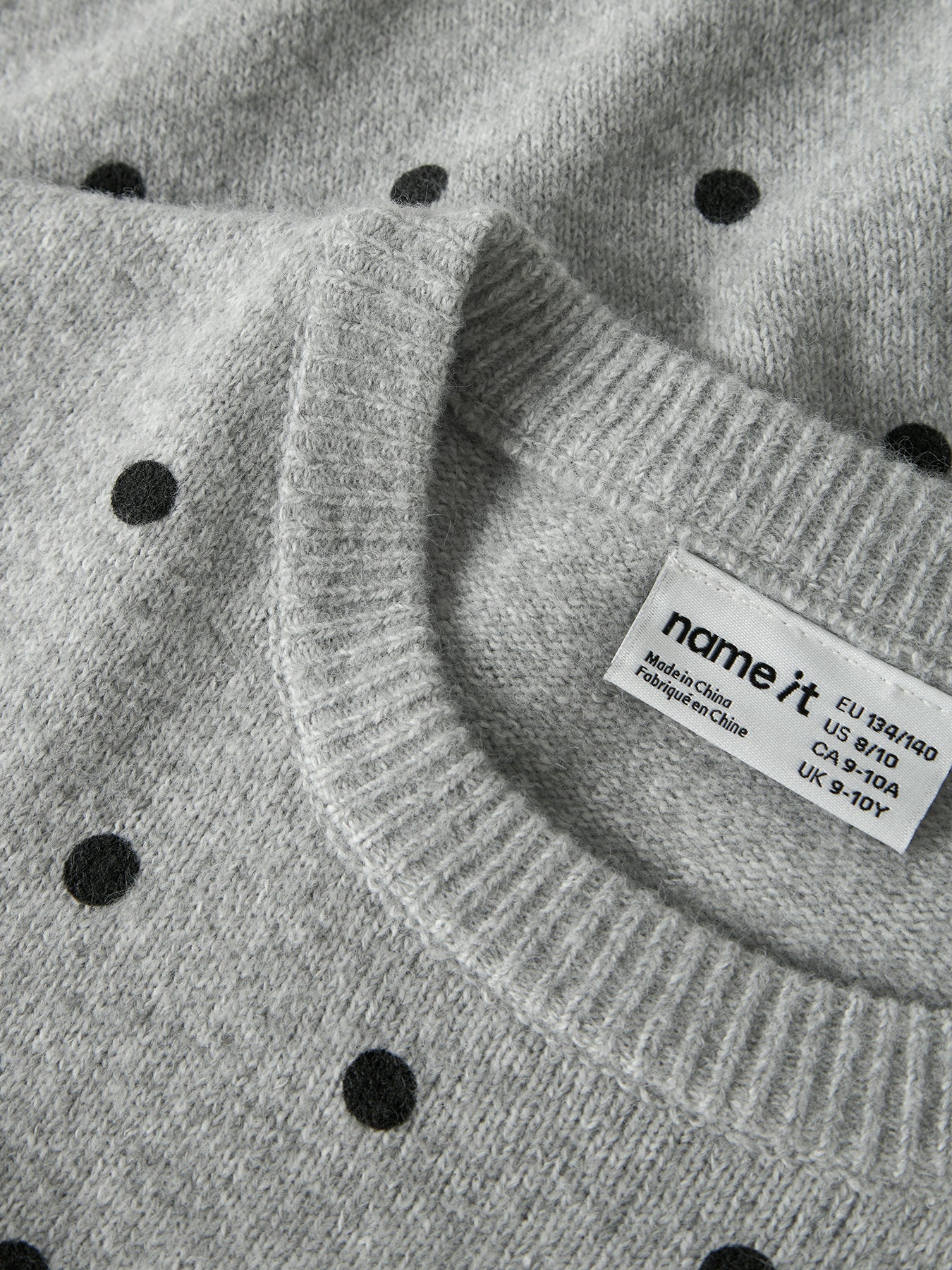 Nalani Recycled Polyester-Blend Knit Top Grey