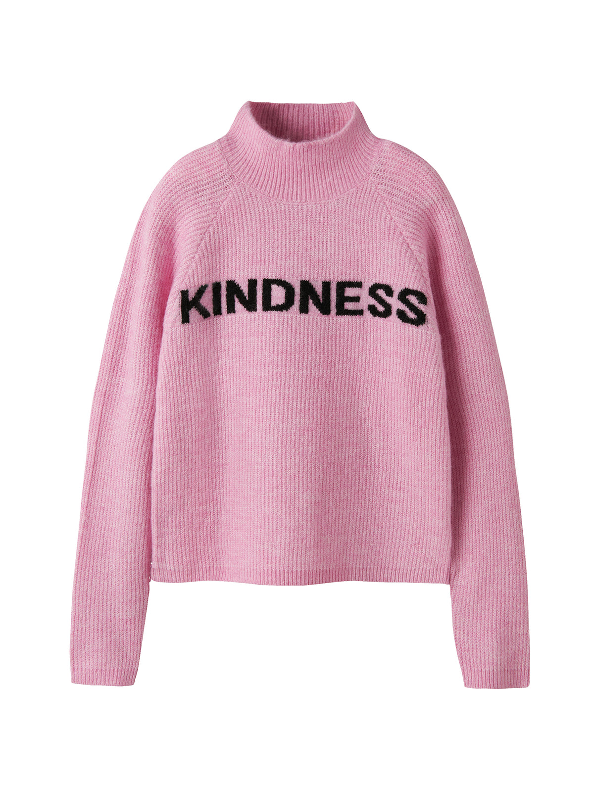 Nevah Long-Sleeved Knitted Jumper - Begonia Pink