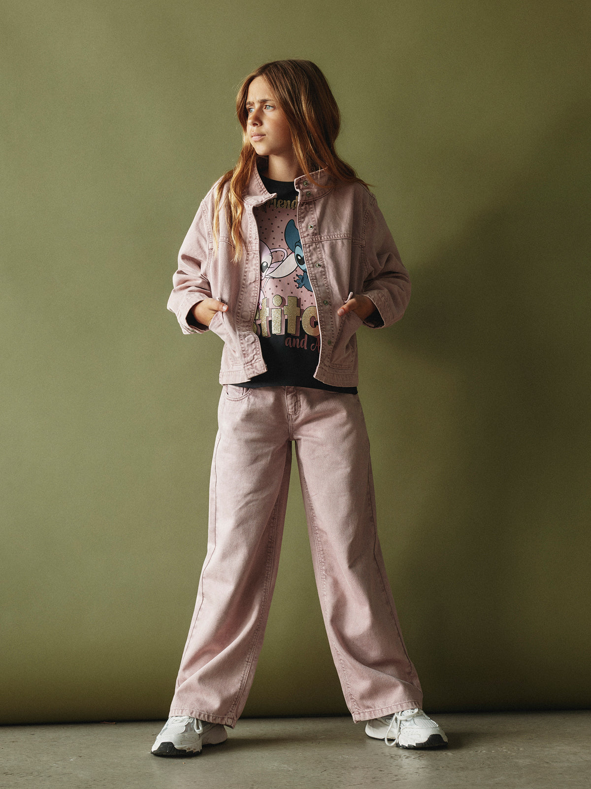 Cotton Ida Denim Jacket - Wild Ginger