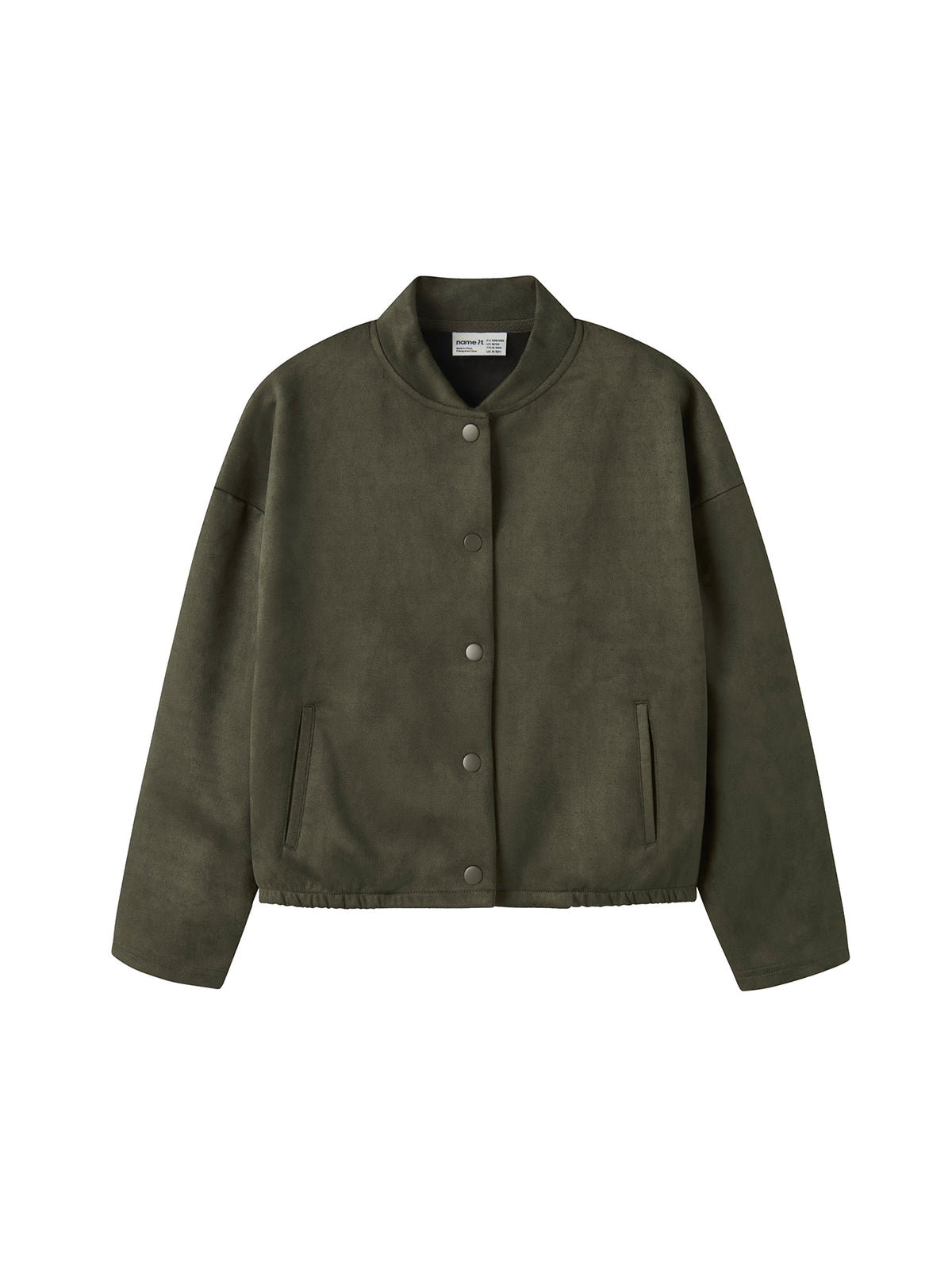Omusi Long-Sleeved Relaxed Jacket - Olive Night