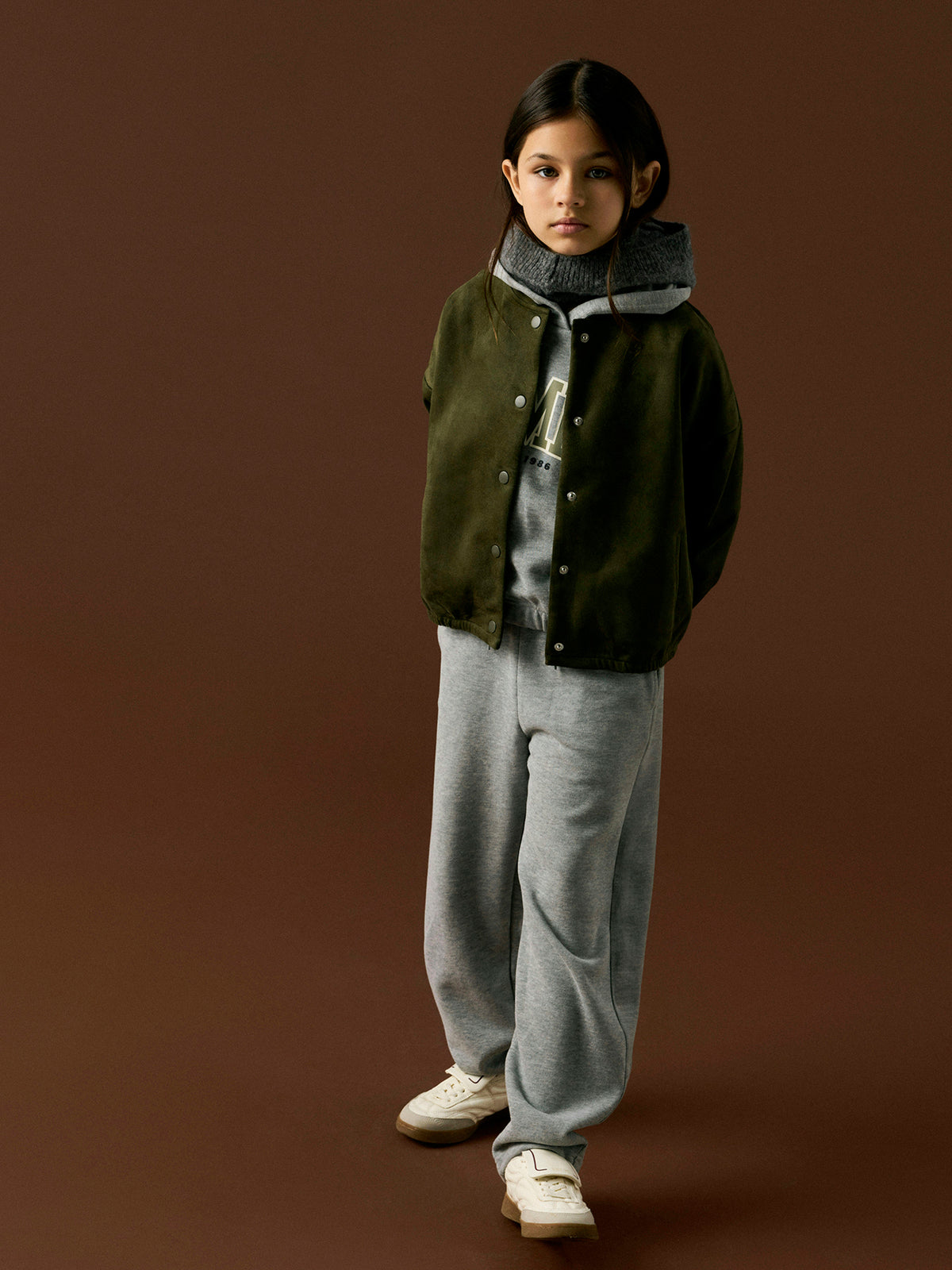 Omusi Long-Sleeved Relaxed Jacket - Olive Night