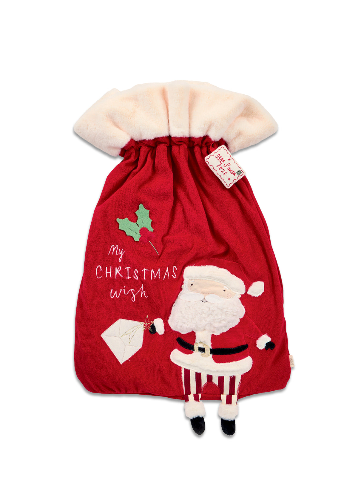 Large Santa Christmas Sack - Red