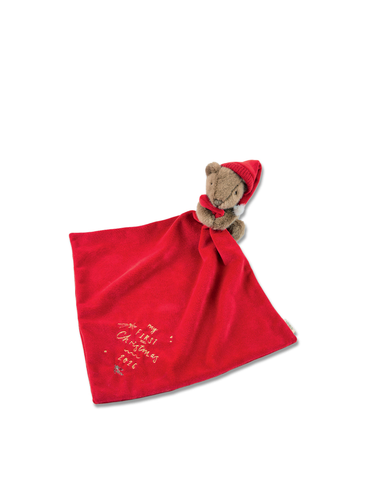 Christmas Bear Comforter - Red