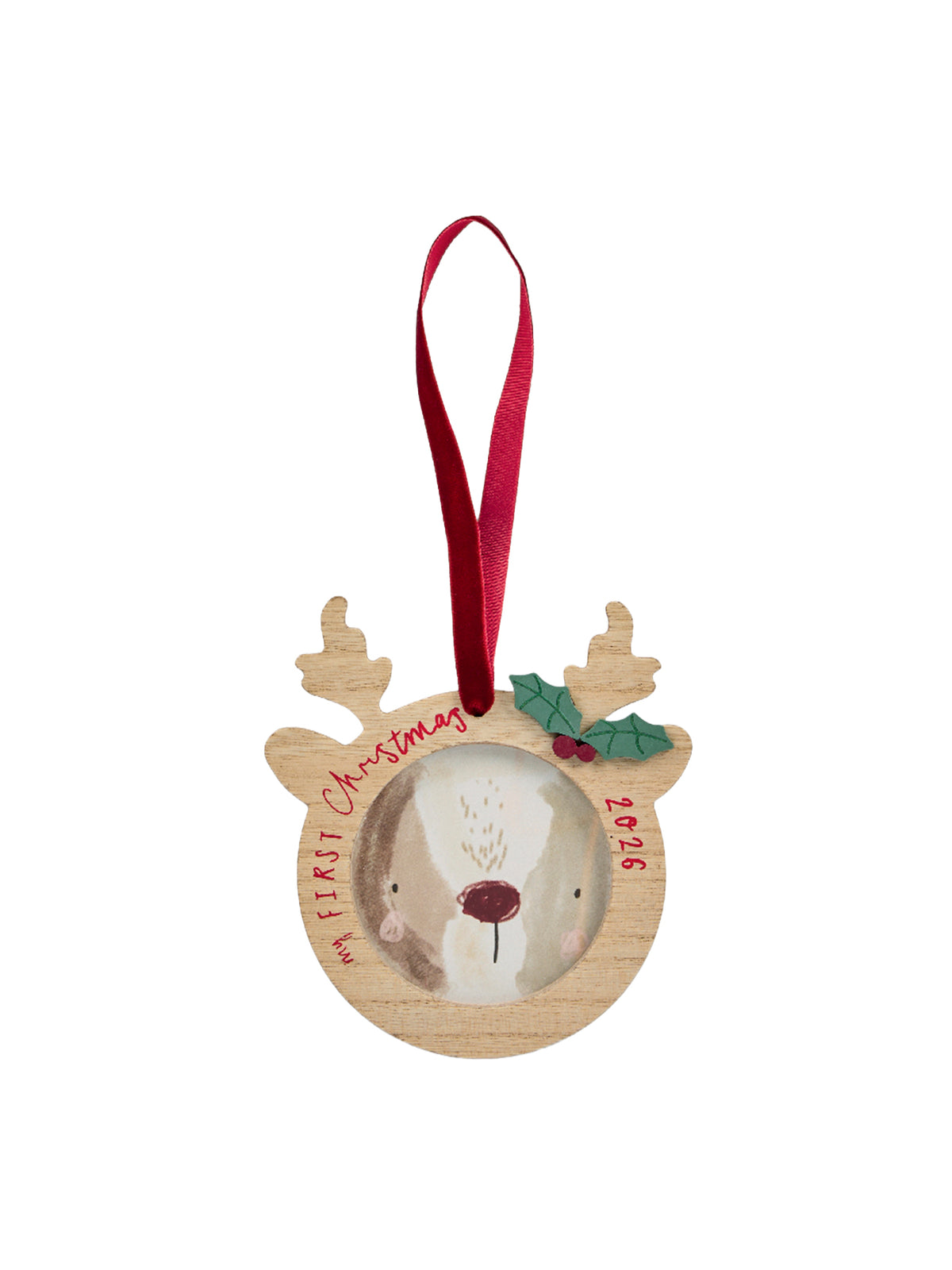 Reindeer Hanging Photo Frame Christmas Decoration 2026