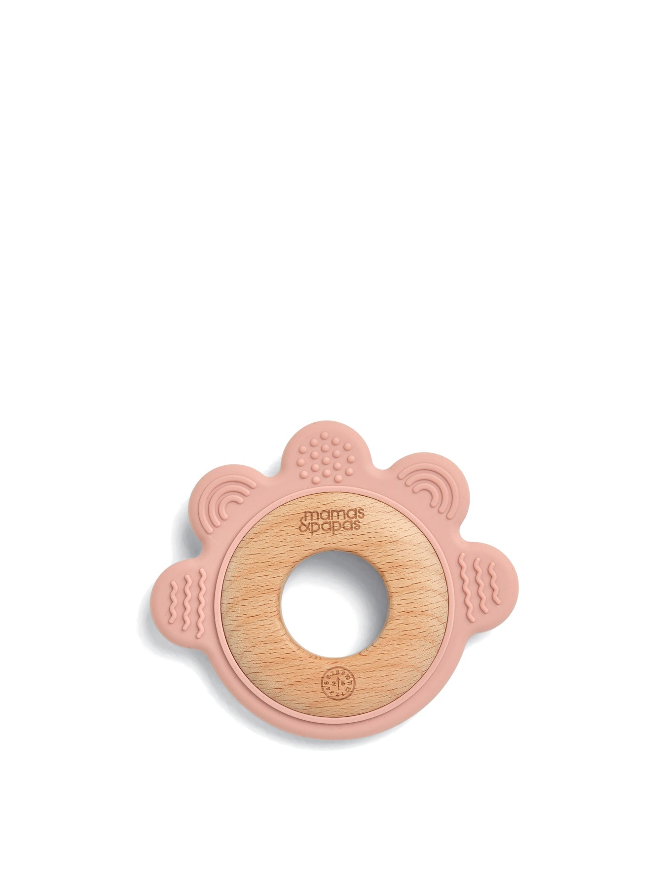 Silicone Flower Teether Pink