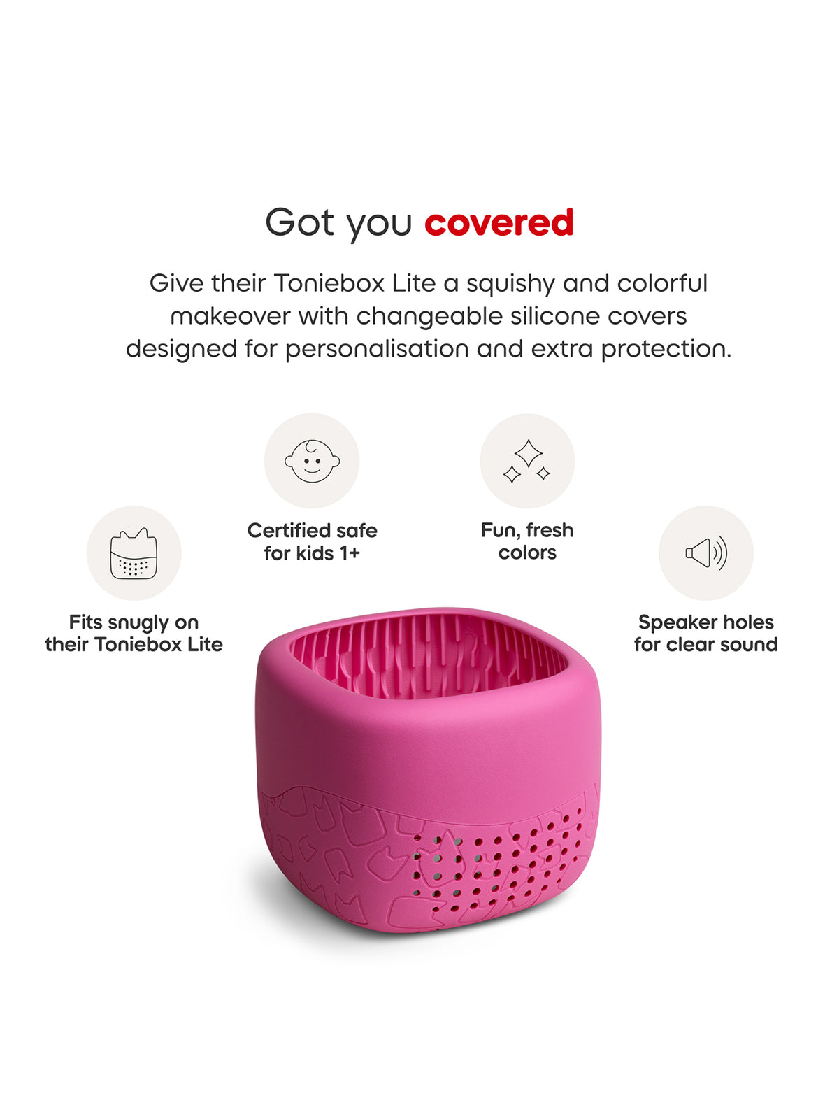 Toniebox Lite Cover - Berry Pink