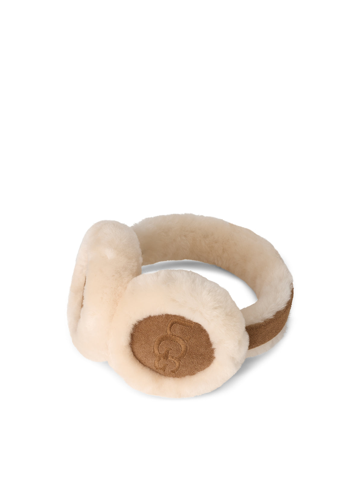 Kids' Shearling Embroidered Logo Earmuffs