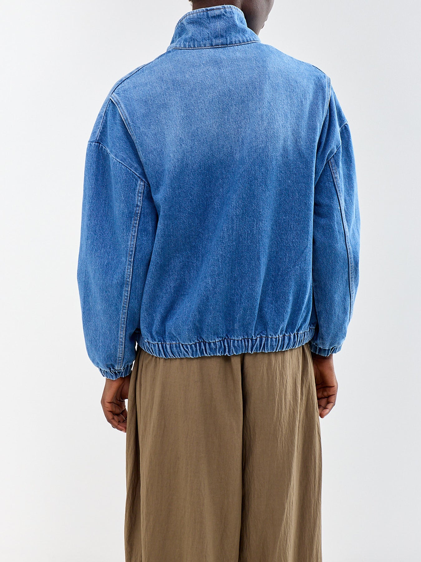 Clarke Cotton Denim Bomber Jacket