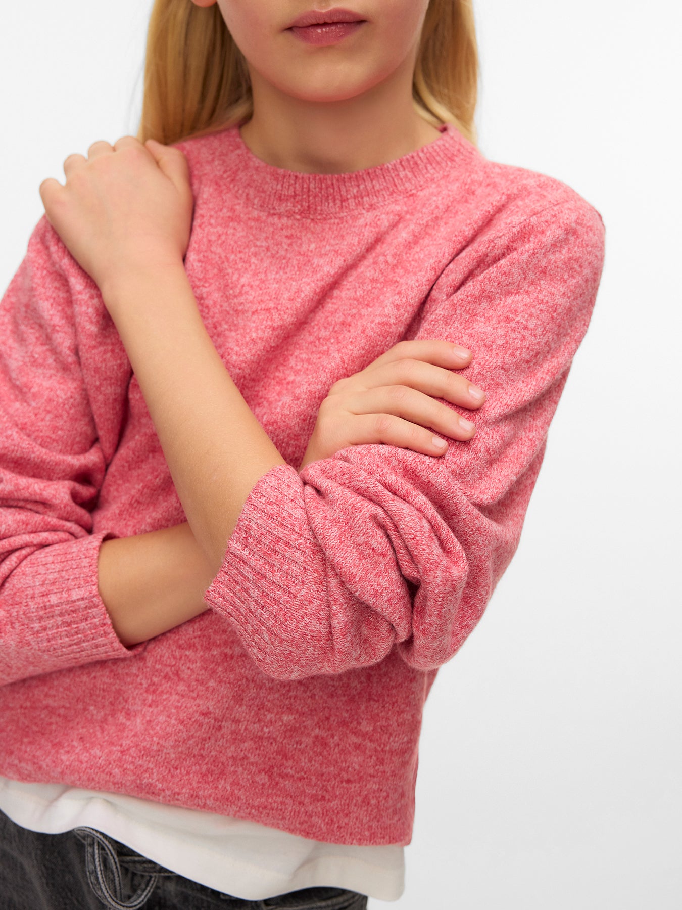 Kids' Offy Long Sleeve Blouse Pink