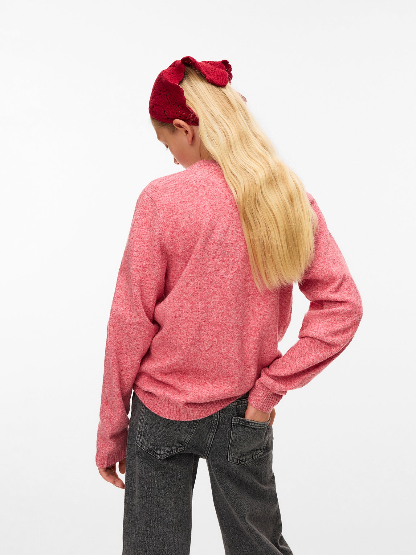 Kids' Offy Long Sleeve Blouse Pink