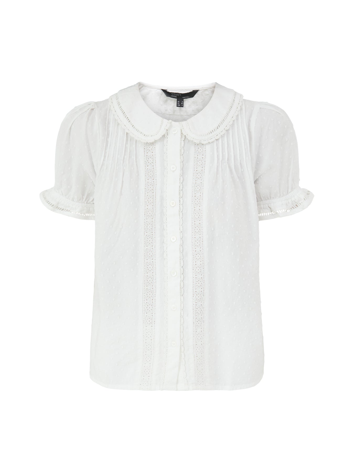Thimbolina Trim Detail Peter Pan Blouse