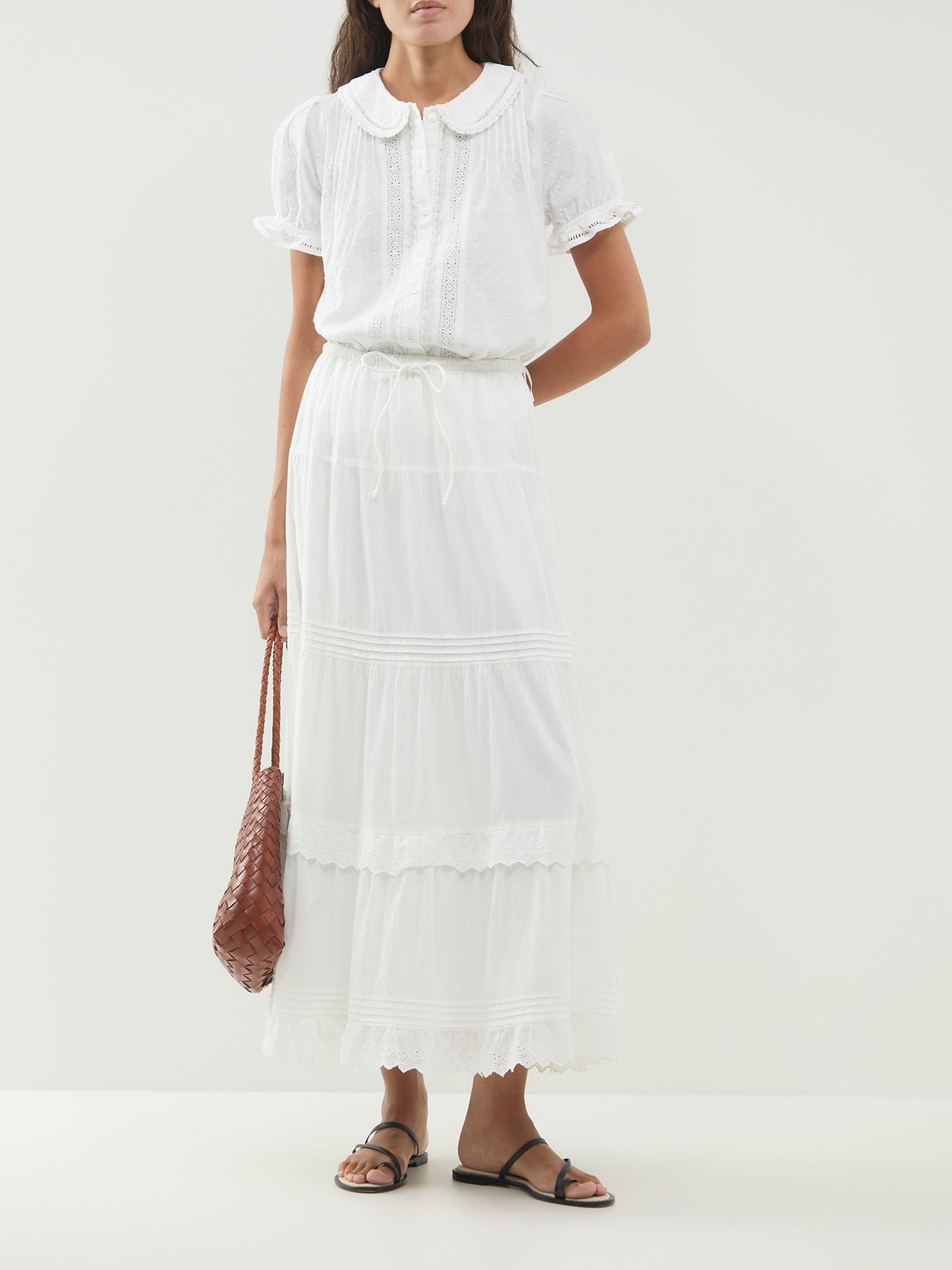 Thimbolina Trim Detail Peter Pan Blouse