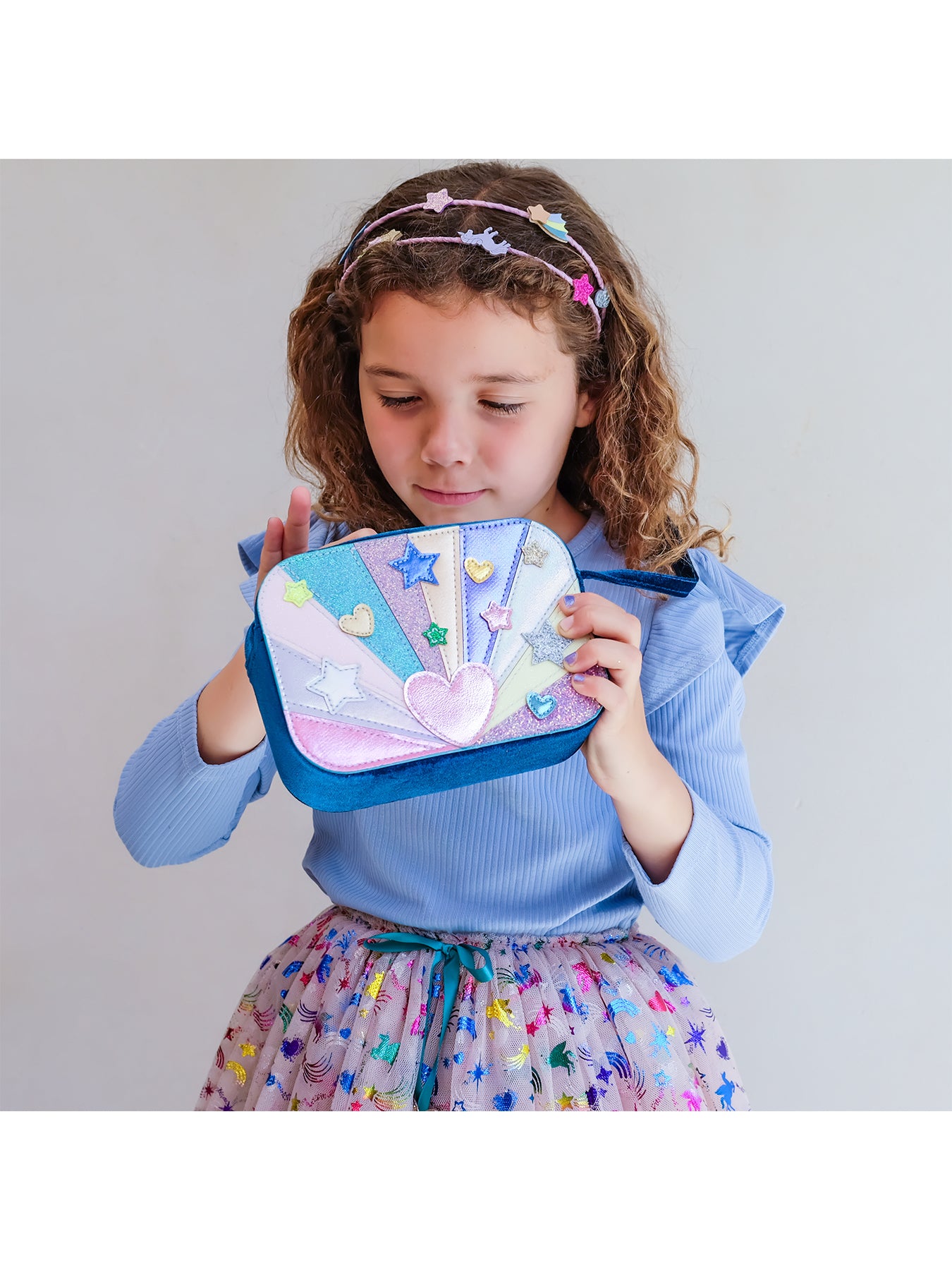 Kids Heartburst Hand Bag Multi