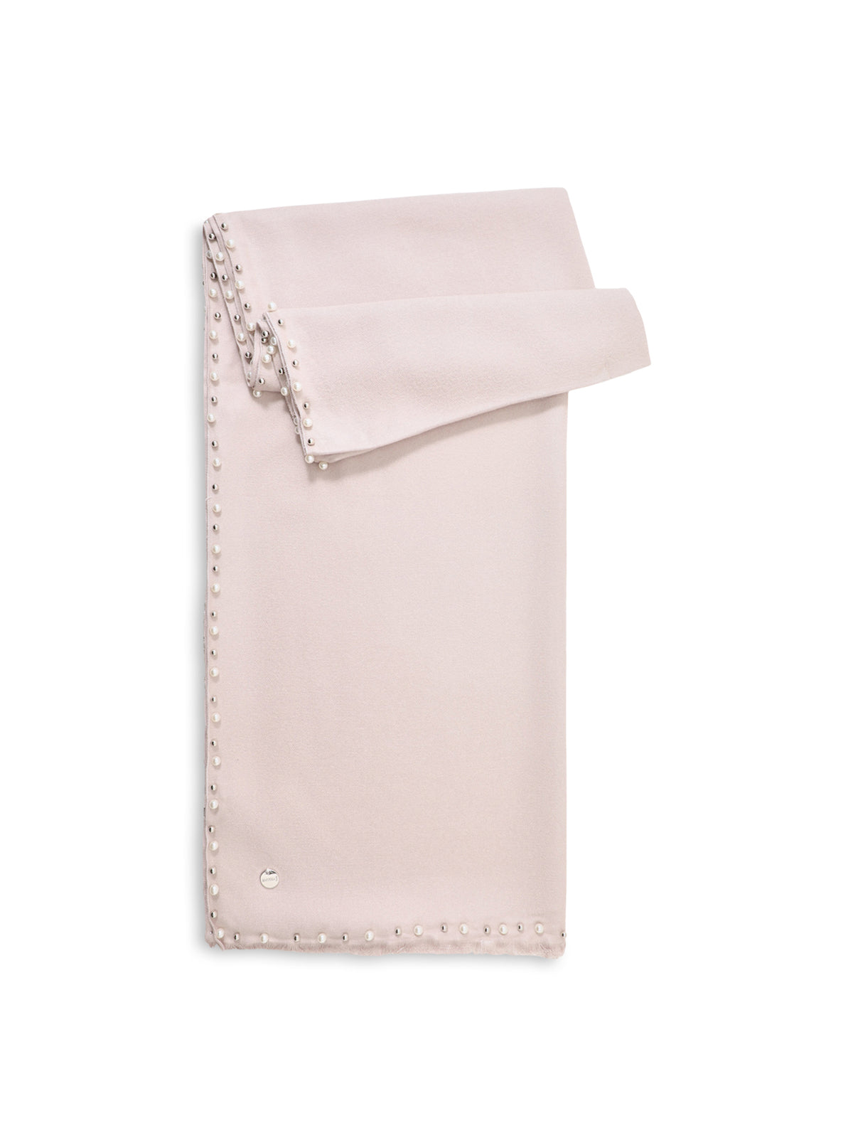 Pearl and Stud Border Scarf