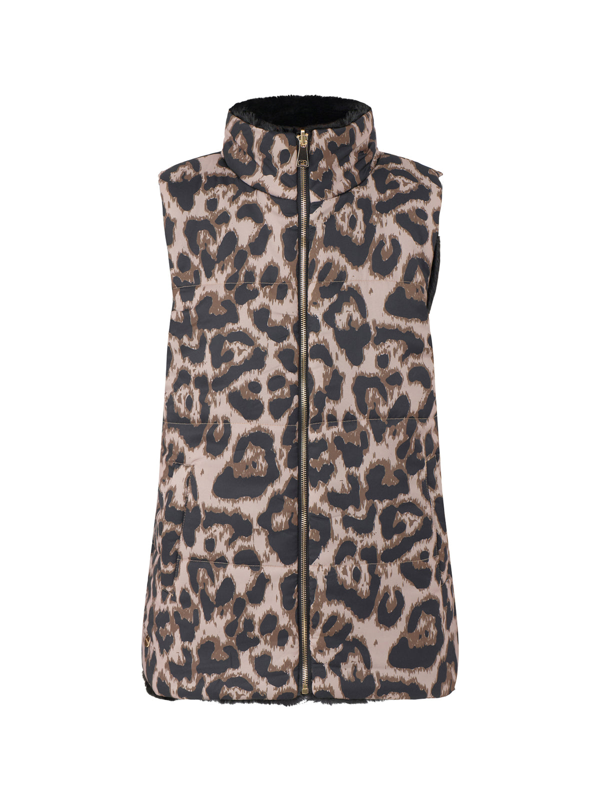 Leopard Reversible Faux Fur Gilet