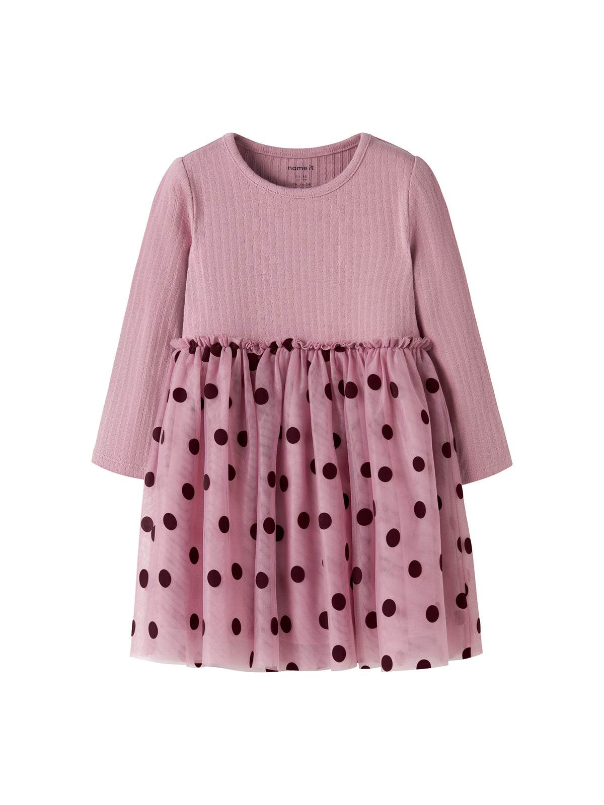 Organic Cotton Blend Nagina Long-Sleeved Tulle Dress