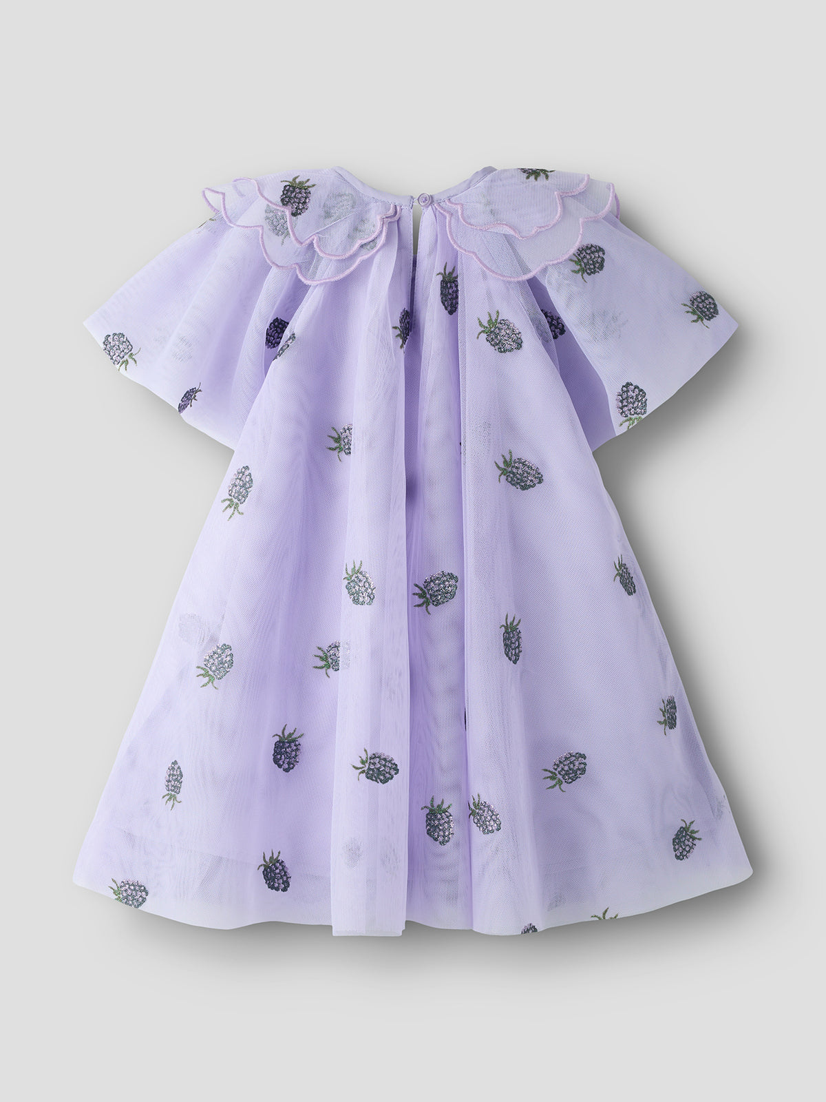 Recycled Olin Short-Sleeved Tulle Dress