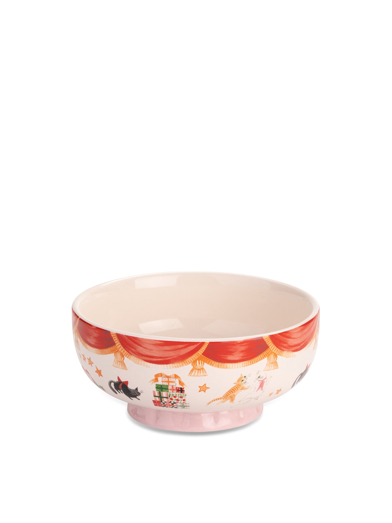 Nutcracker Set Of 2 Footed Dessert Bowls