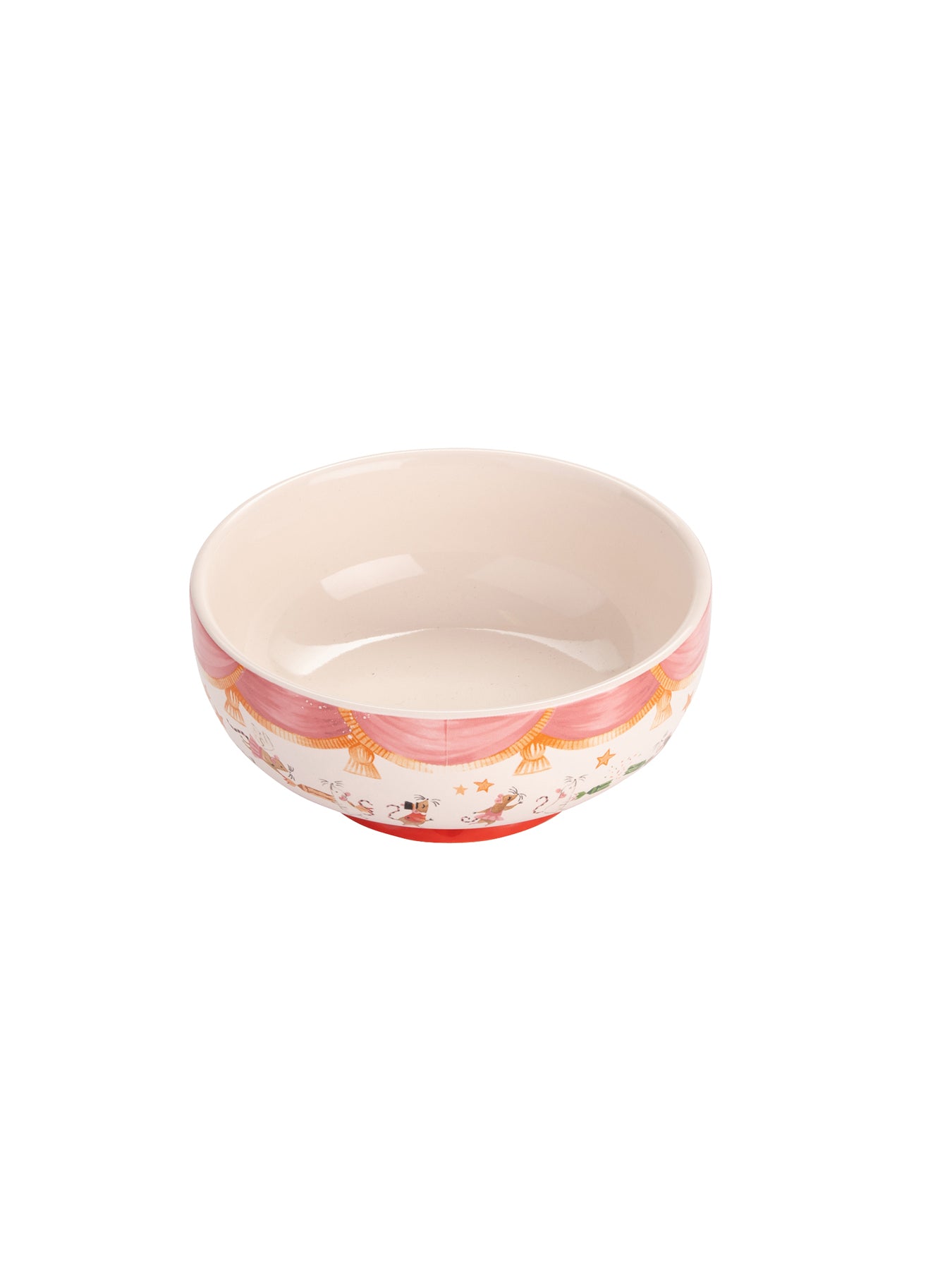 Nutcracker Set Of 2 Footed Dessert Bowls
