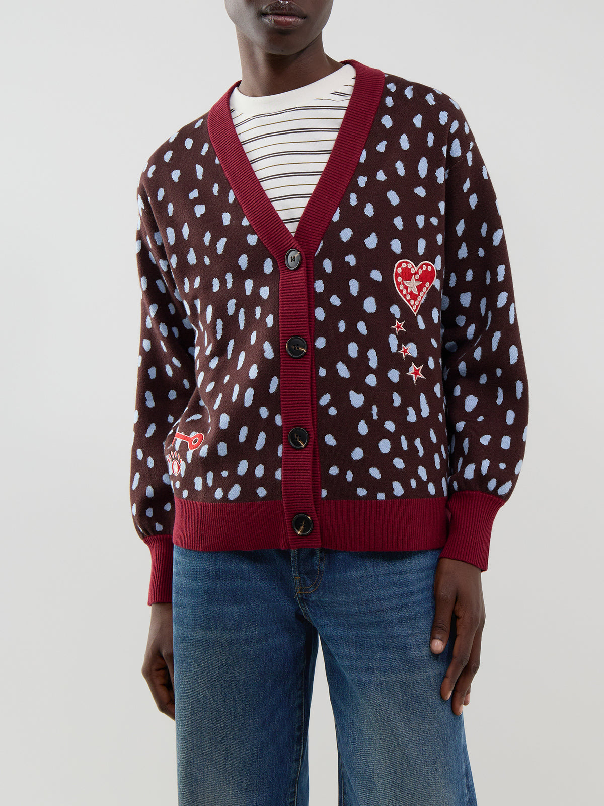 Chocolate Deer Cardigan