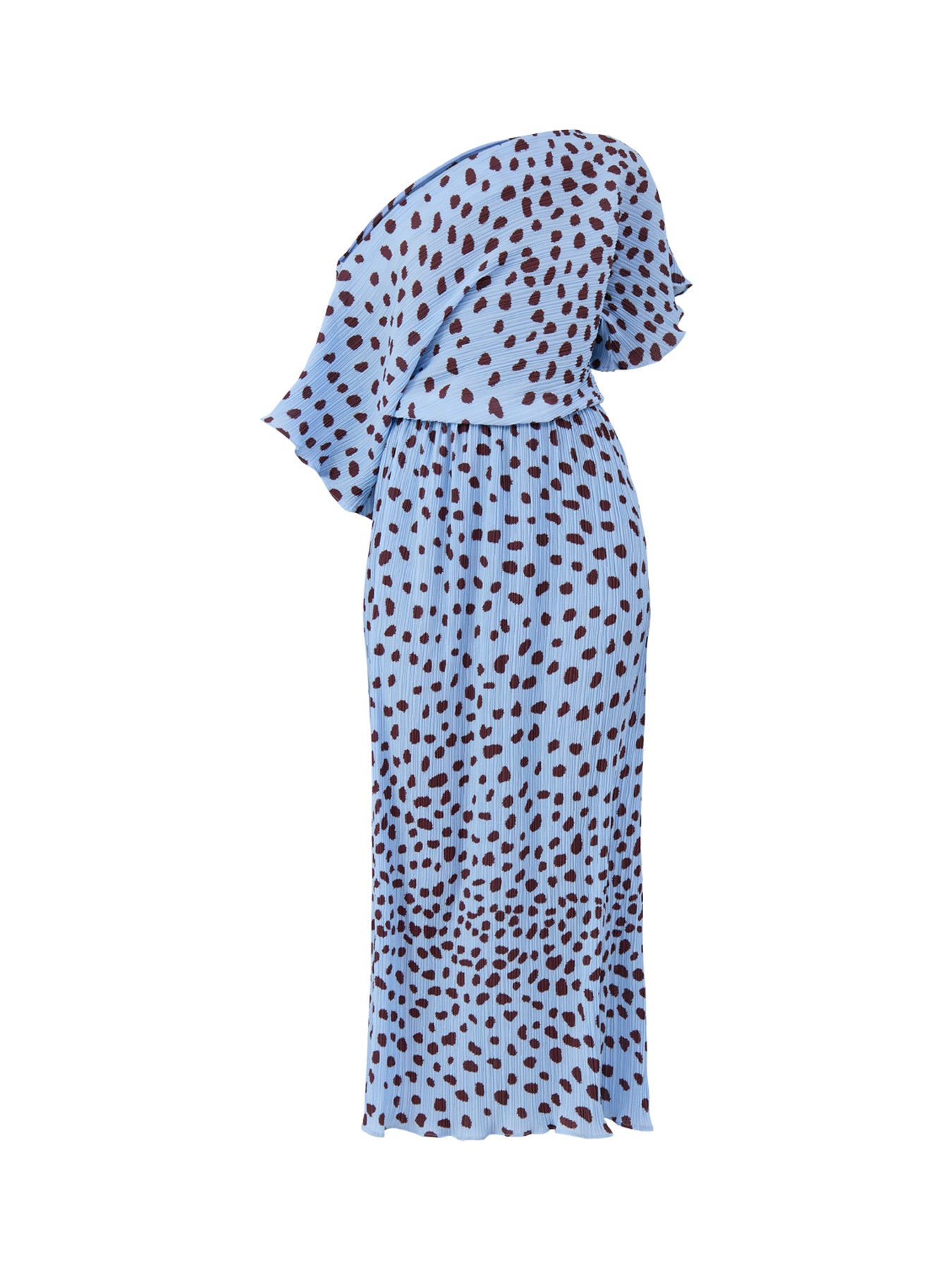 Blue Deer Tilly Off-The-Shoulder Dress - Blue