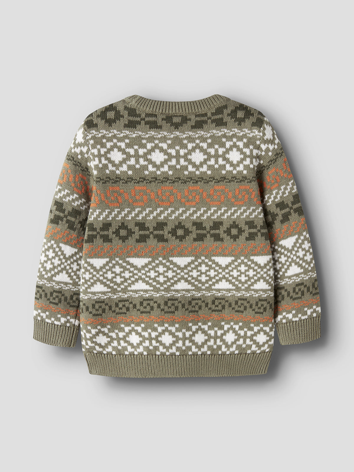 Organic Cotton Olle Long-Sleeved Knitted Jumper - Mermaid