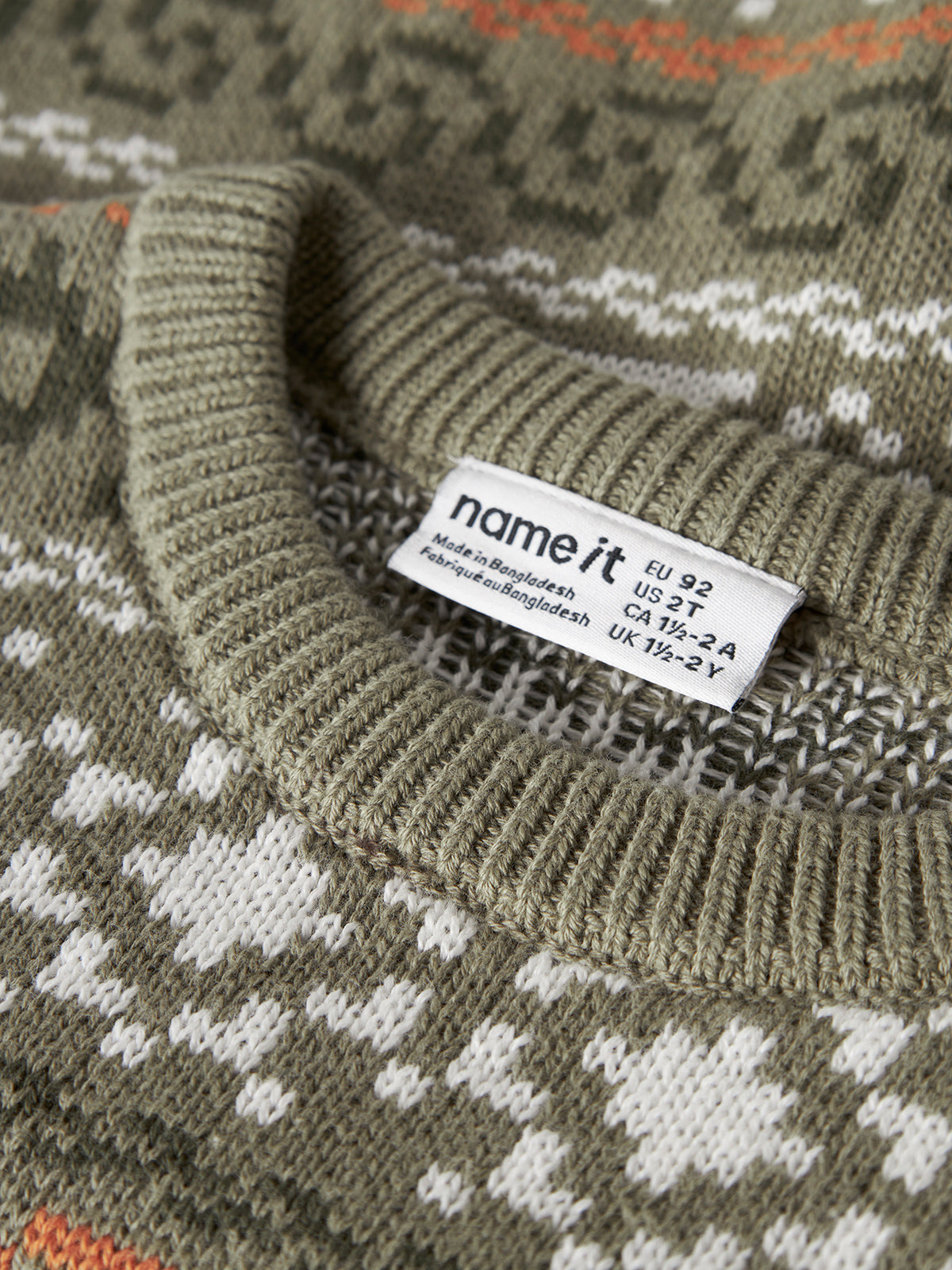 Organic Cotton Olle Long-Sleeved Knitted Jumper - Mermaid