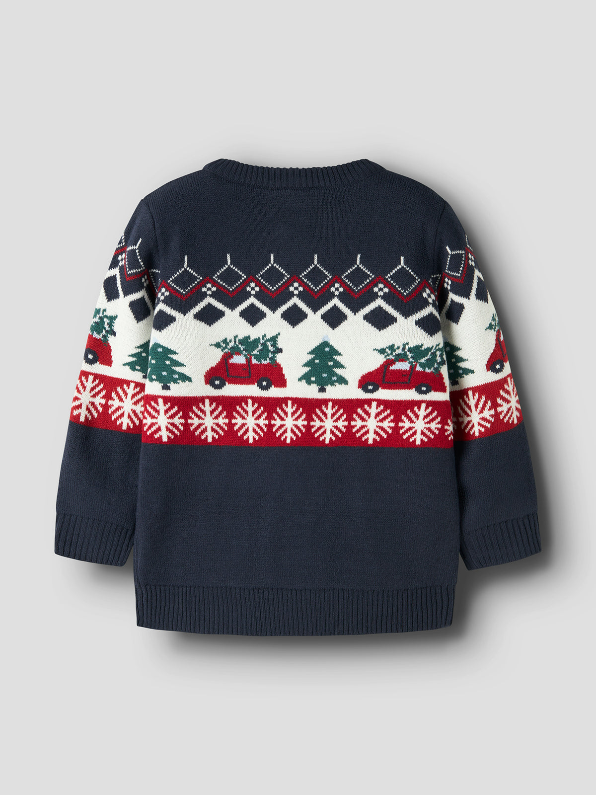 Rissi Long-Sleeved Loose Knit Sweatshirt - Navy Blazer