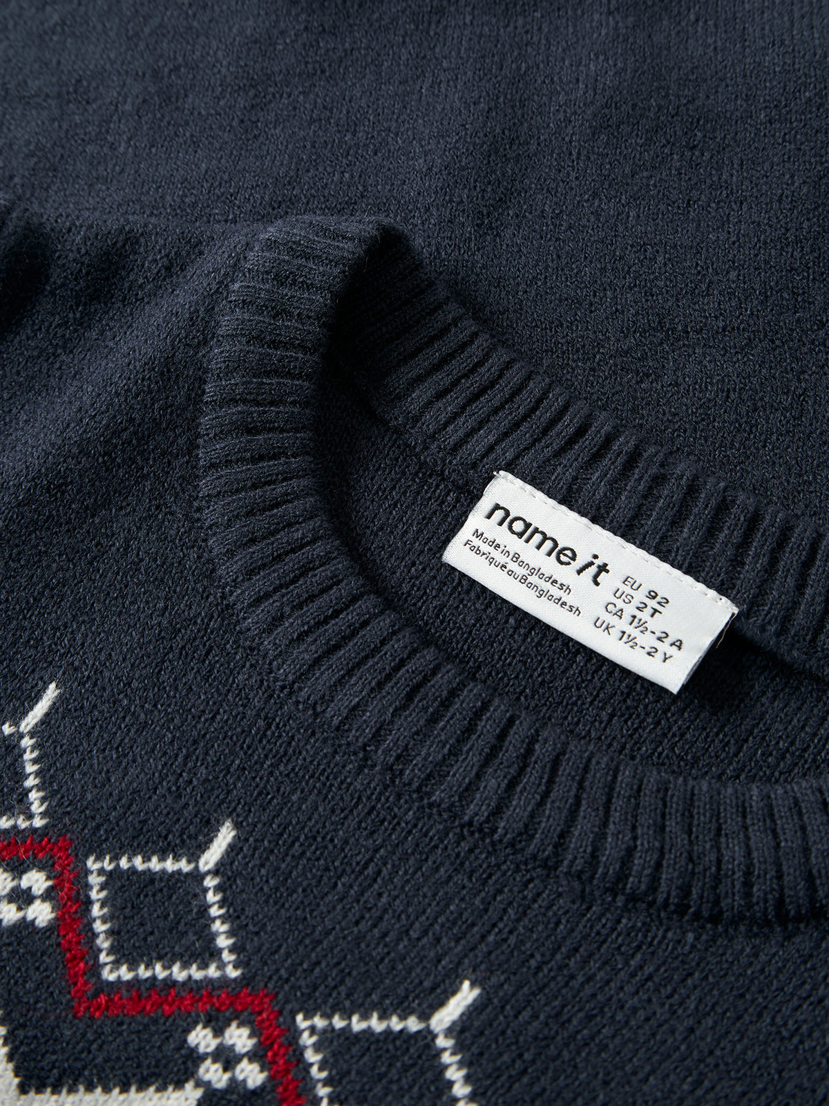 Rissi Long-Sleeved Loose Knit Sweatshirt - Navy Blazer