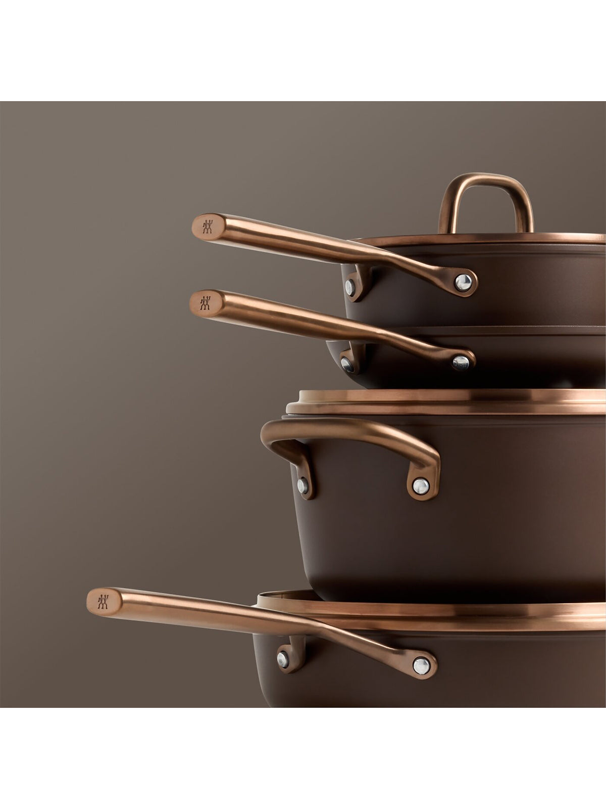 Aluminium Ceramic Titanium Frying Pan 28cm - Brown