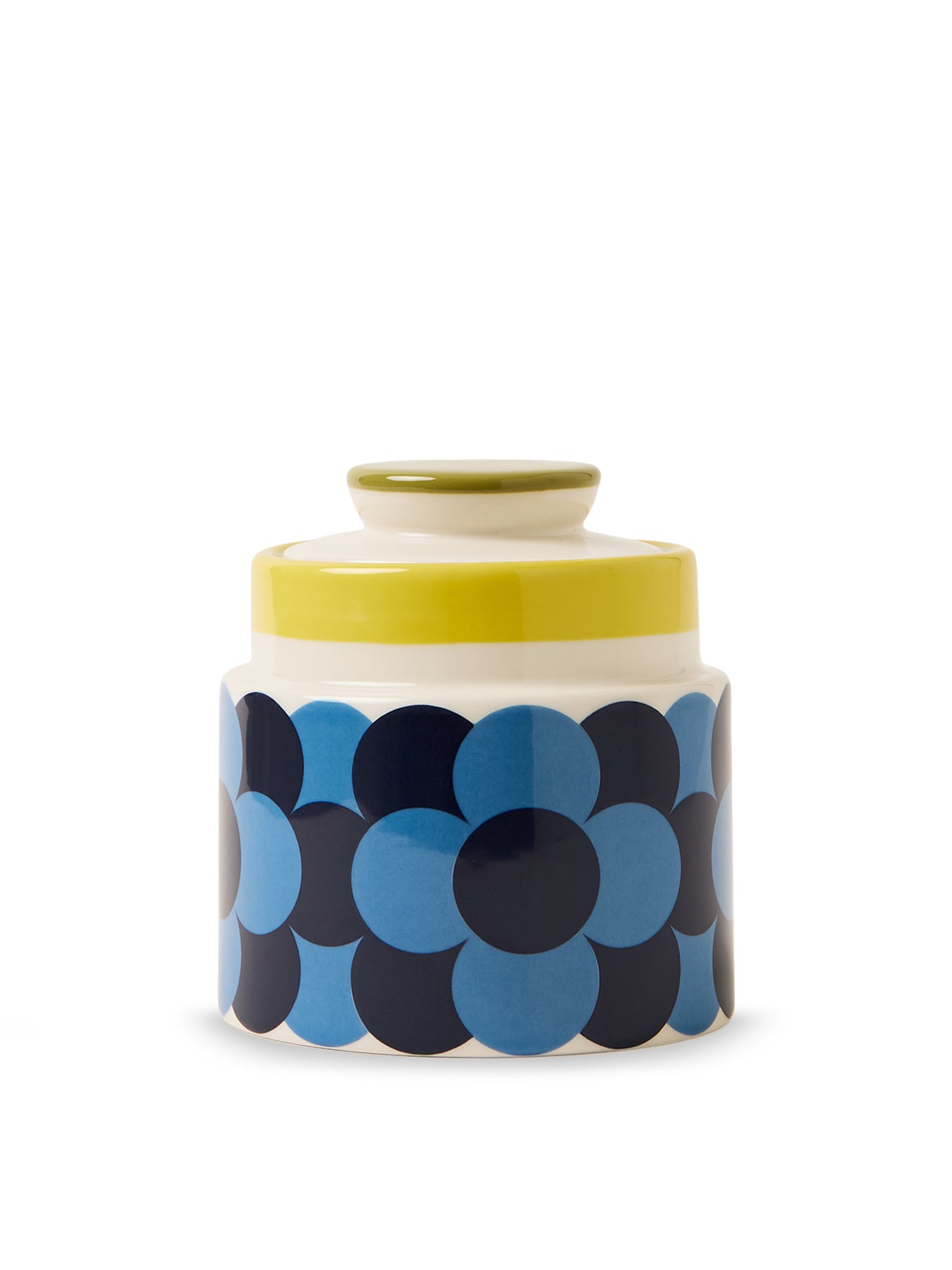 Retro Stripe Storage Jar