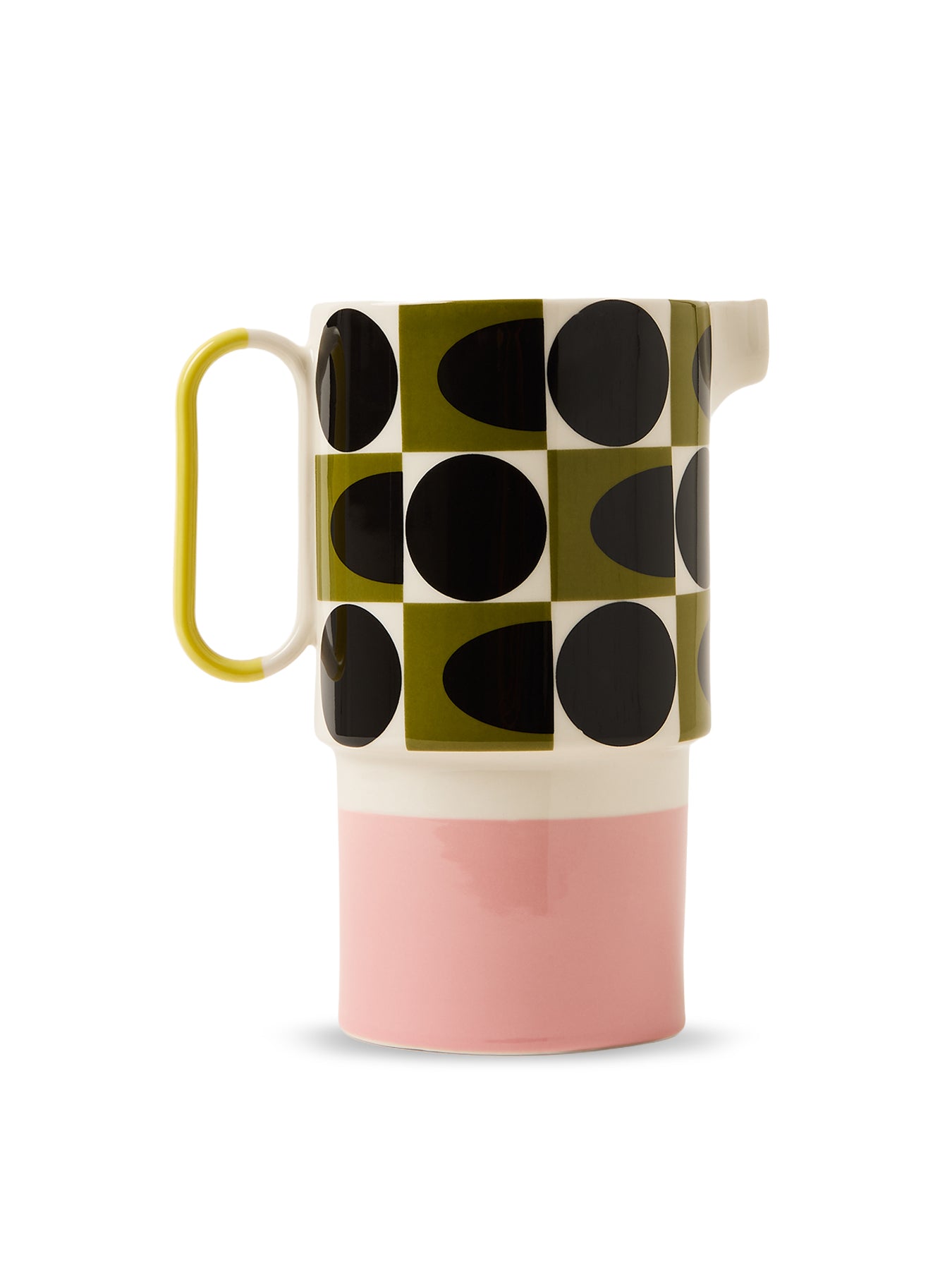 Spot Square Oval Pitcher Vase 1.5L