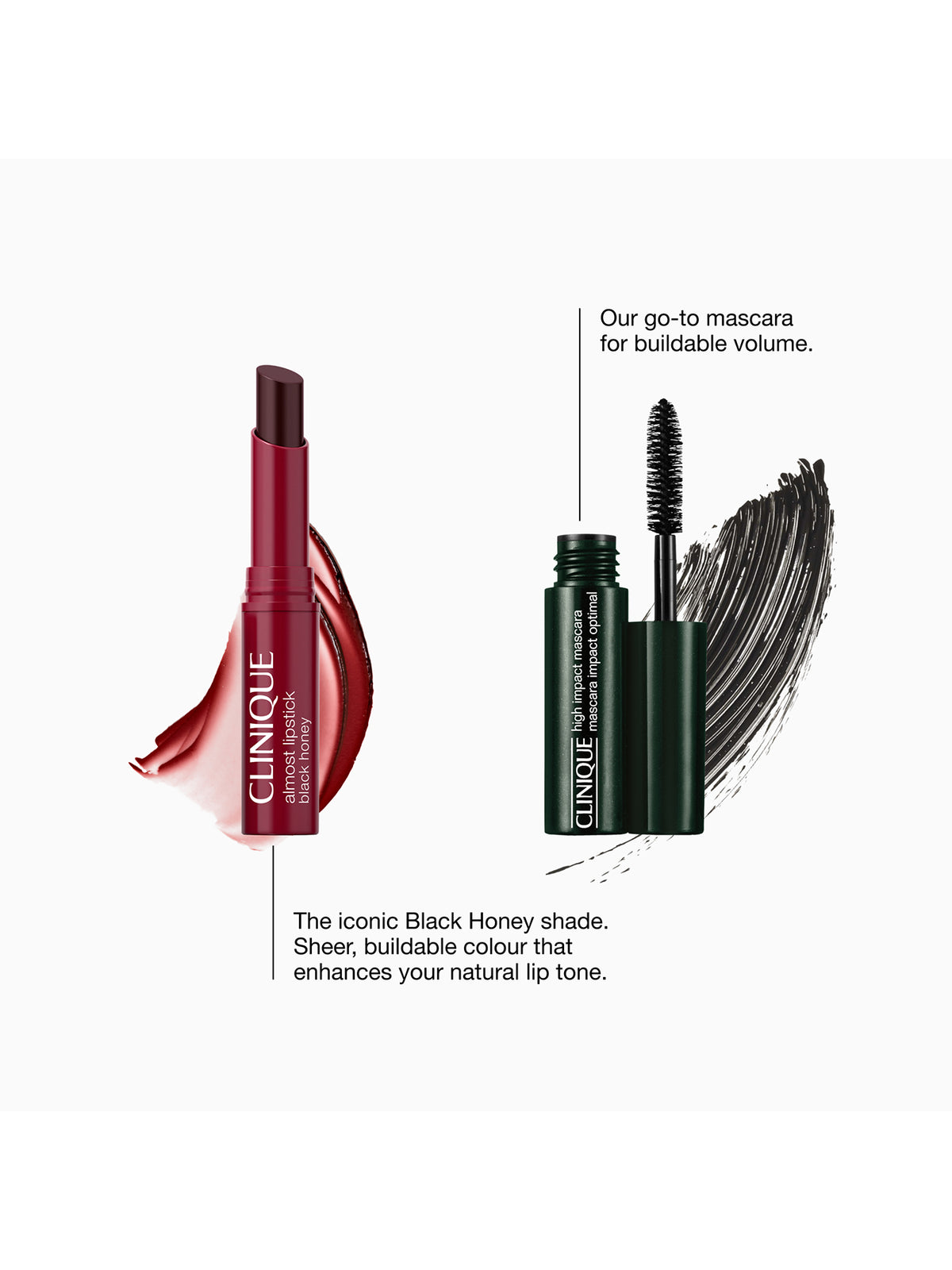 Lash Definition & Black Honey Lip Makeup Gift Set