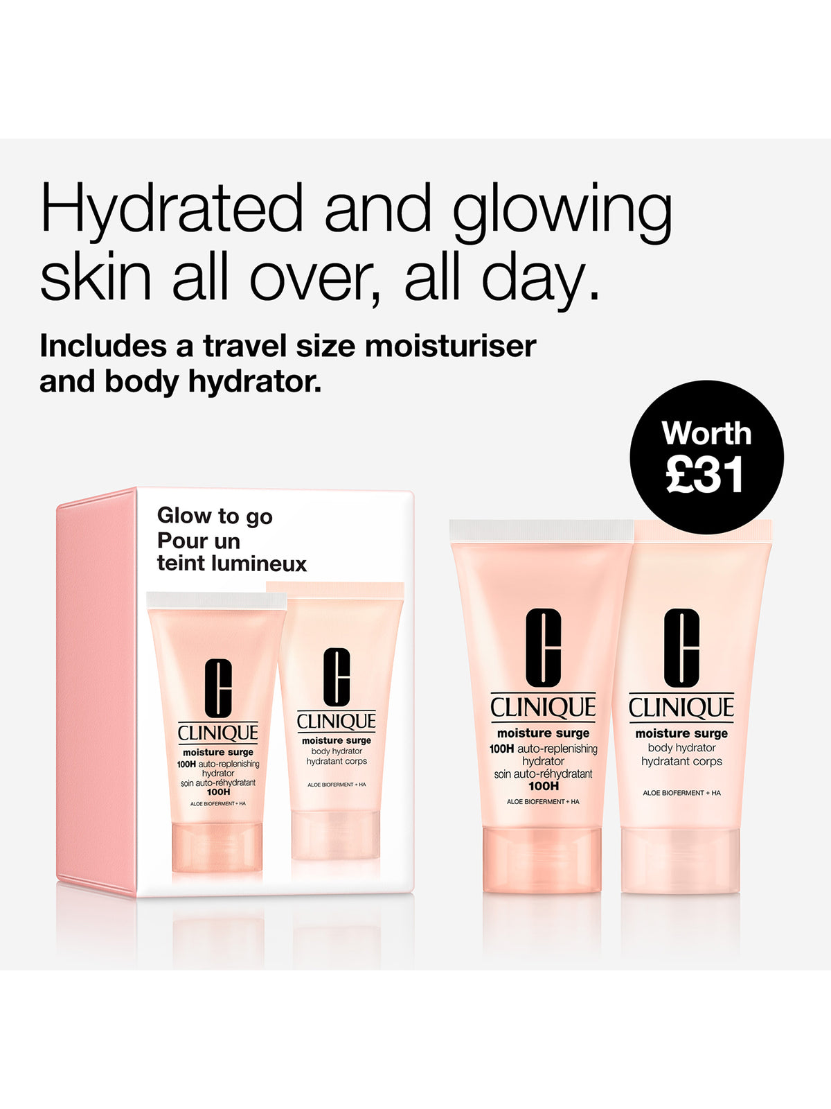 Moisture Surge Hydration Travel Skincare Set