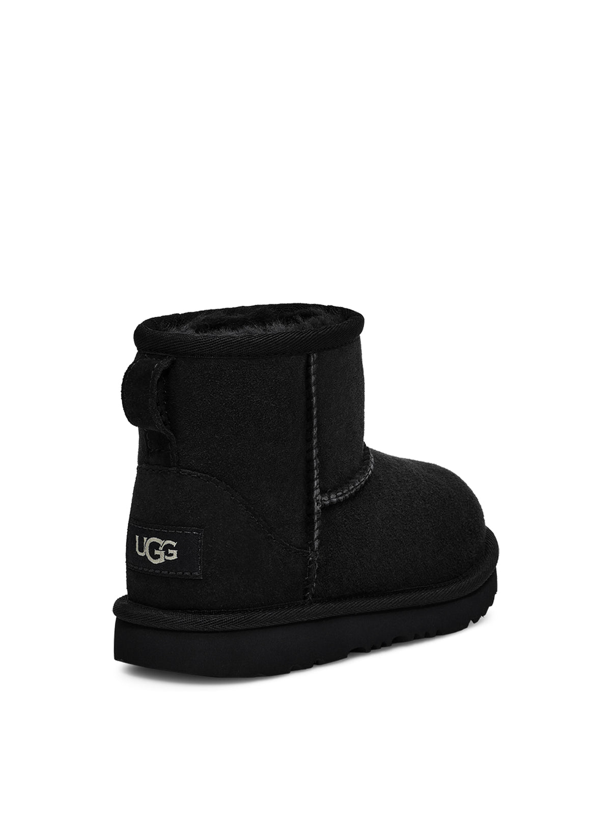 Classic Mini II Sheepskin And Suede Boots – Black
