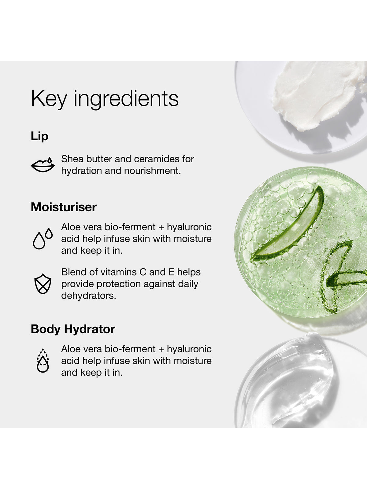 Moisture Surge Hydration Face, Body & Lip Gift Set