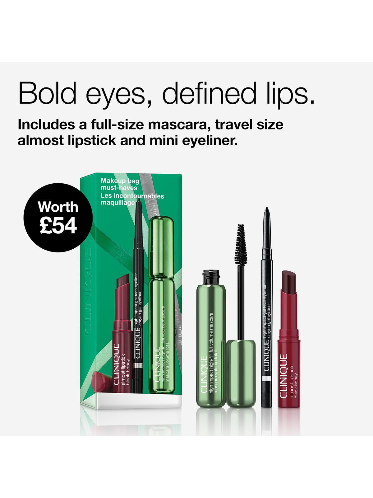 Volume Mascara & Lip Makeup Gift Set