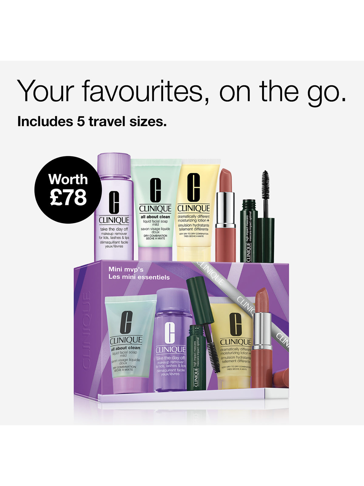 Daily Skincare & Makeup Travel Gift Set