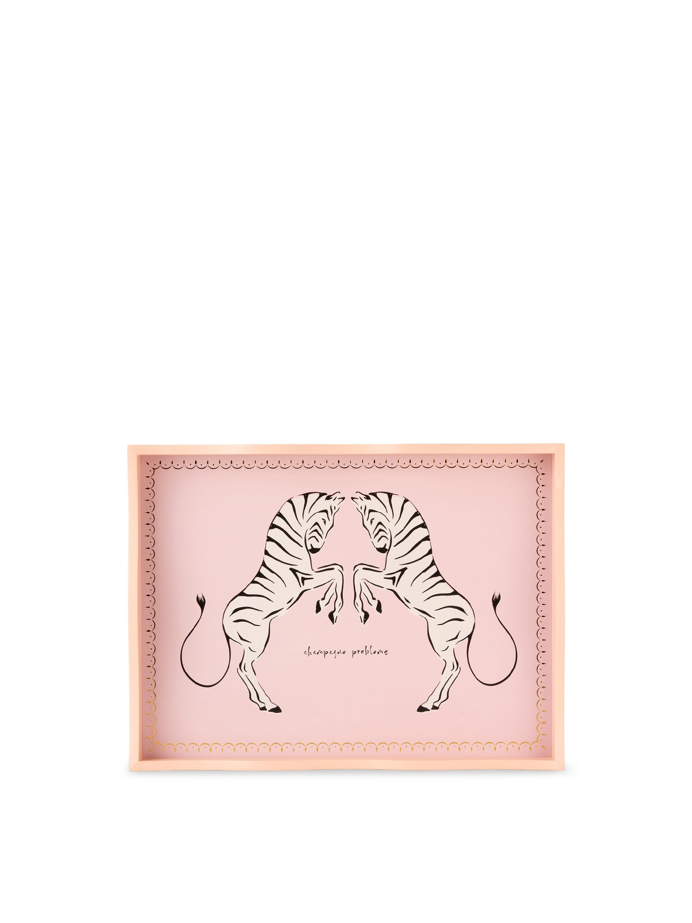 Zebra Rectangular Tray