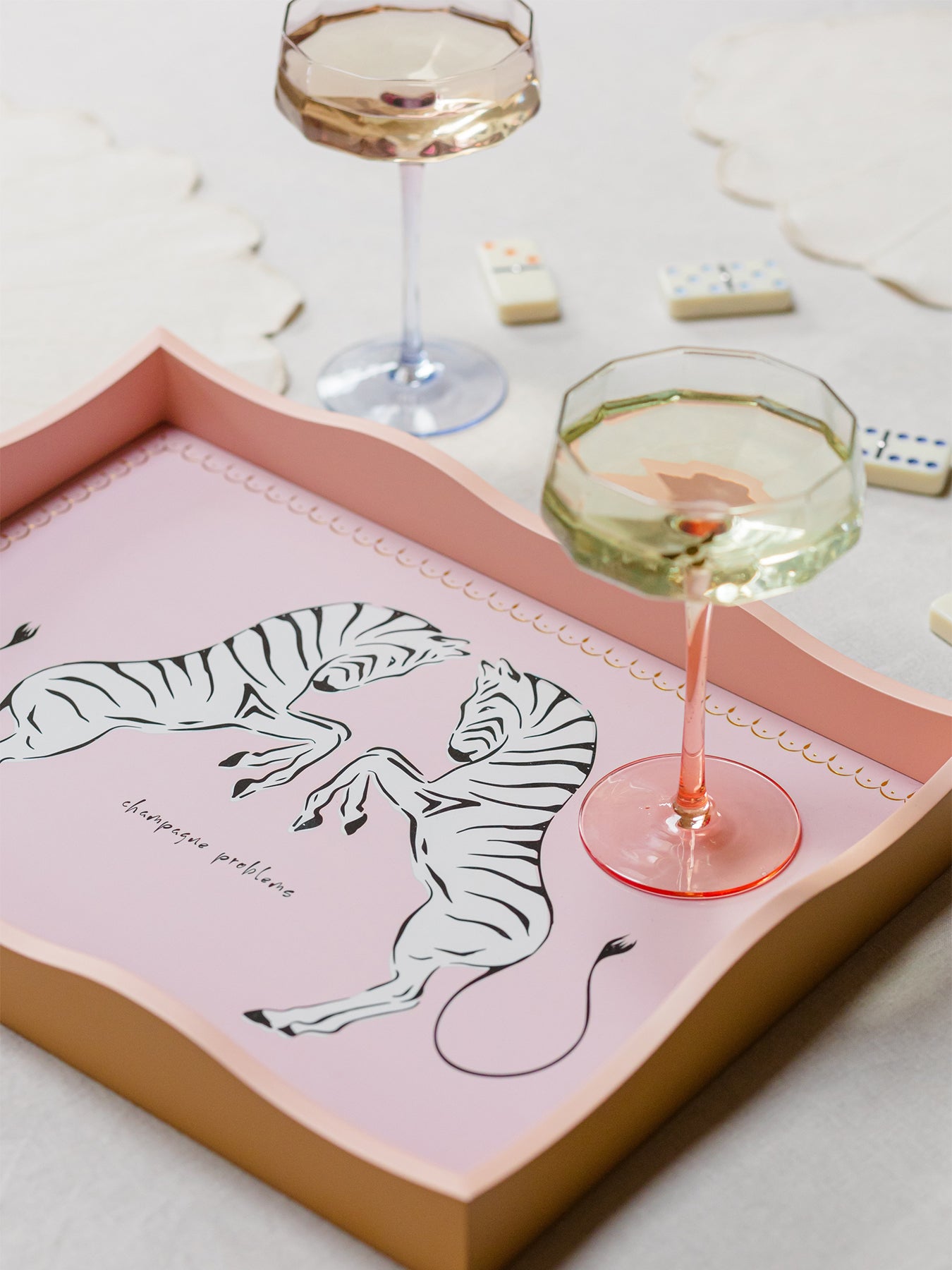 Zebra Rectangular Tray