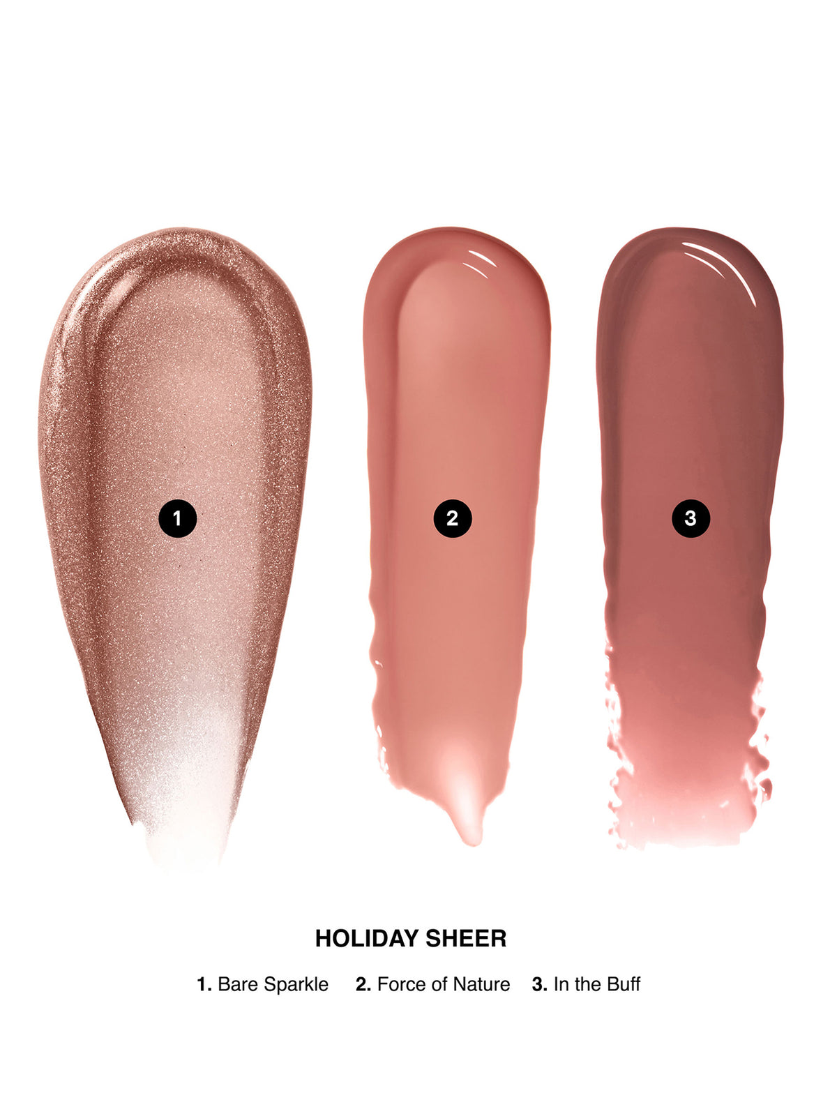 Mini Crushed Oil-Infused Gloss Trio - Holiday Sheer