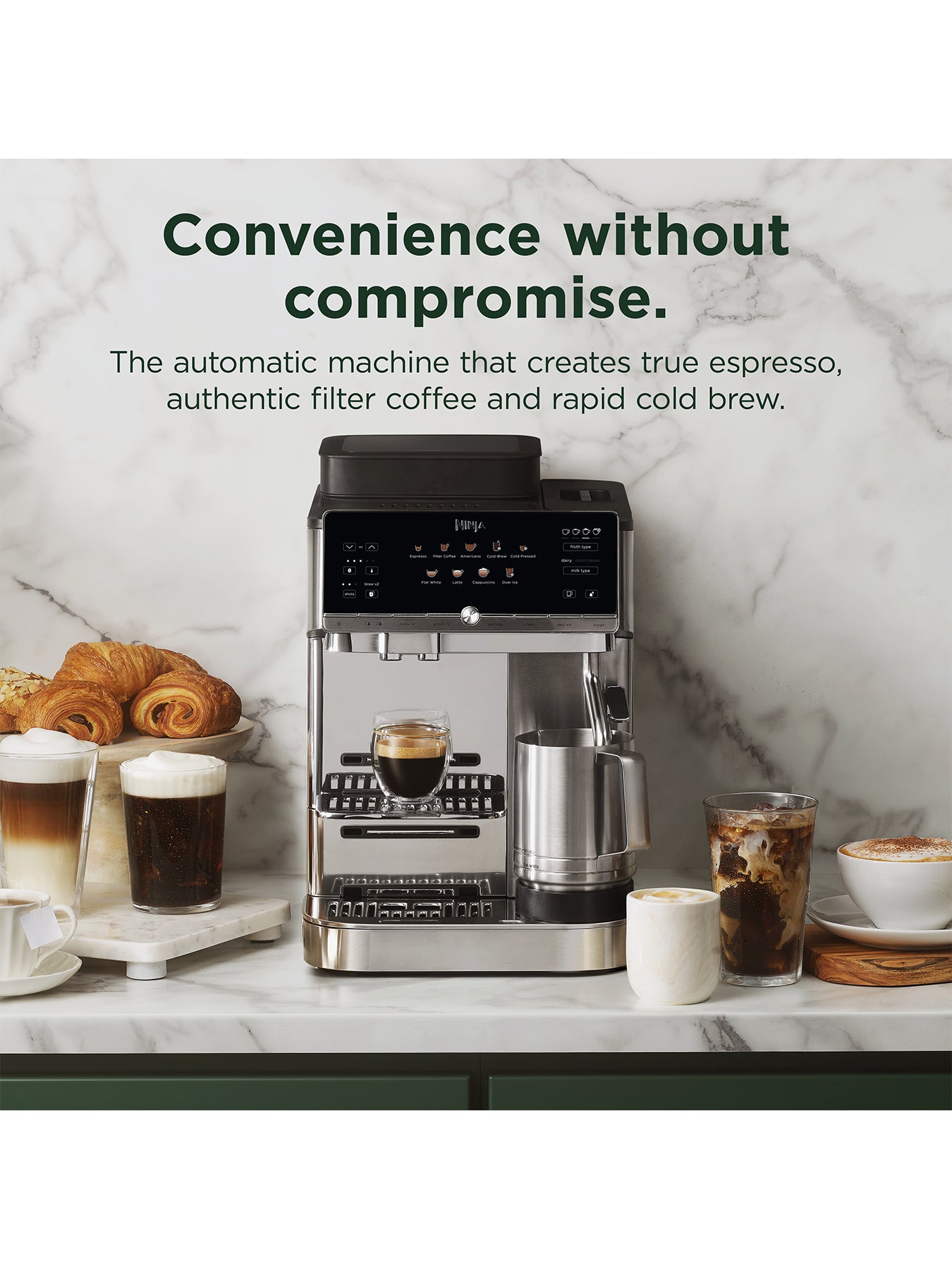 Ninja AutoBarista Coffee Machine Black & Stainless Steel