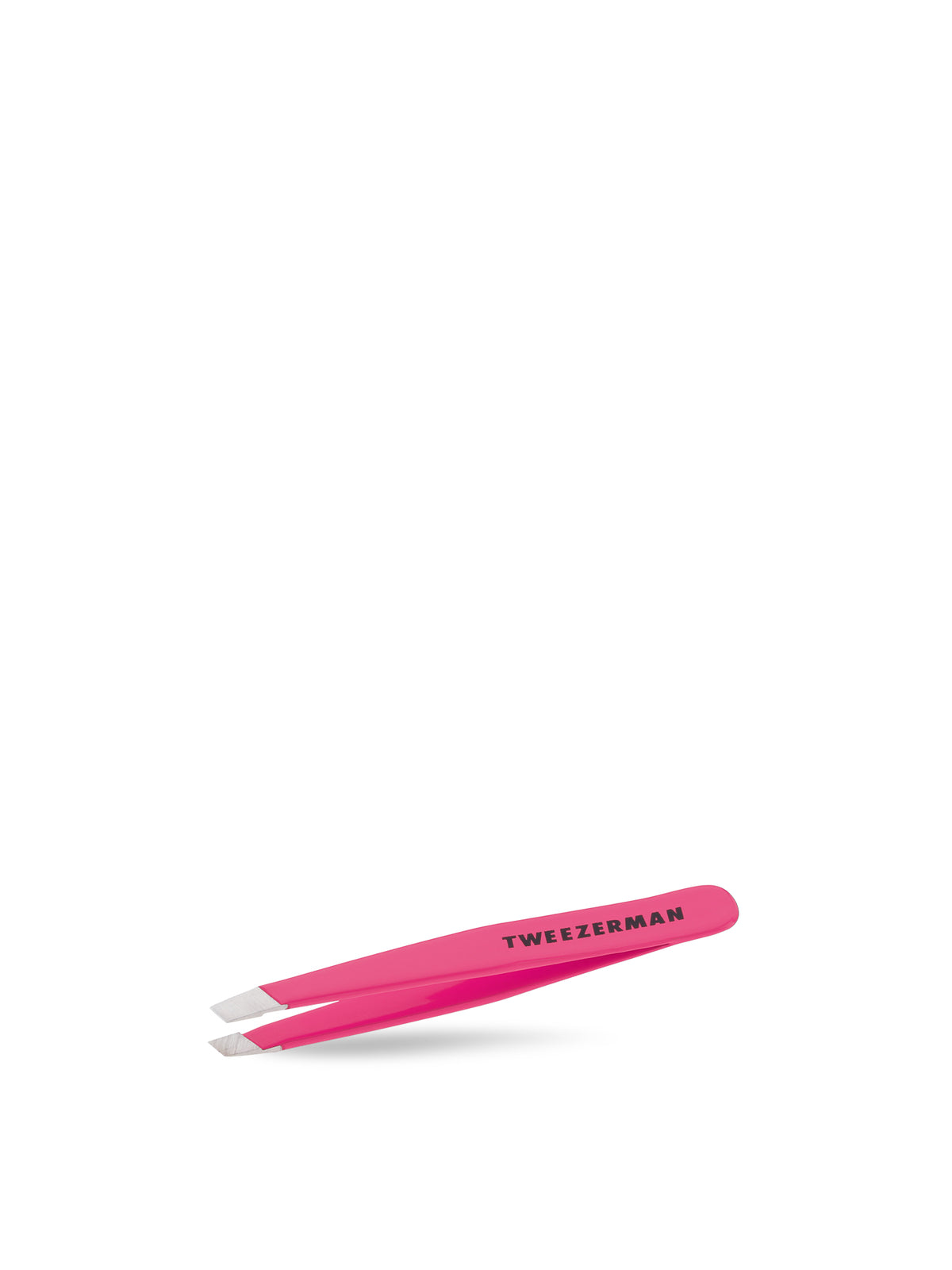 Mini Slant Tweezer Neon Pink