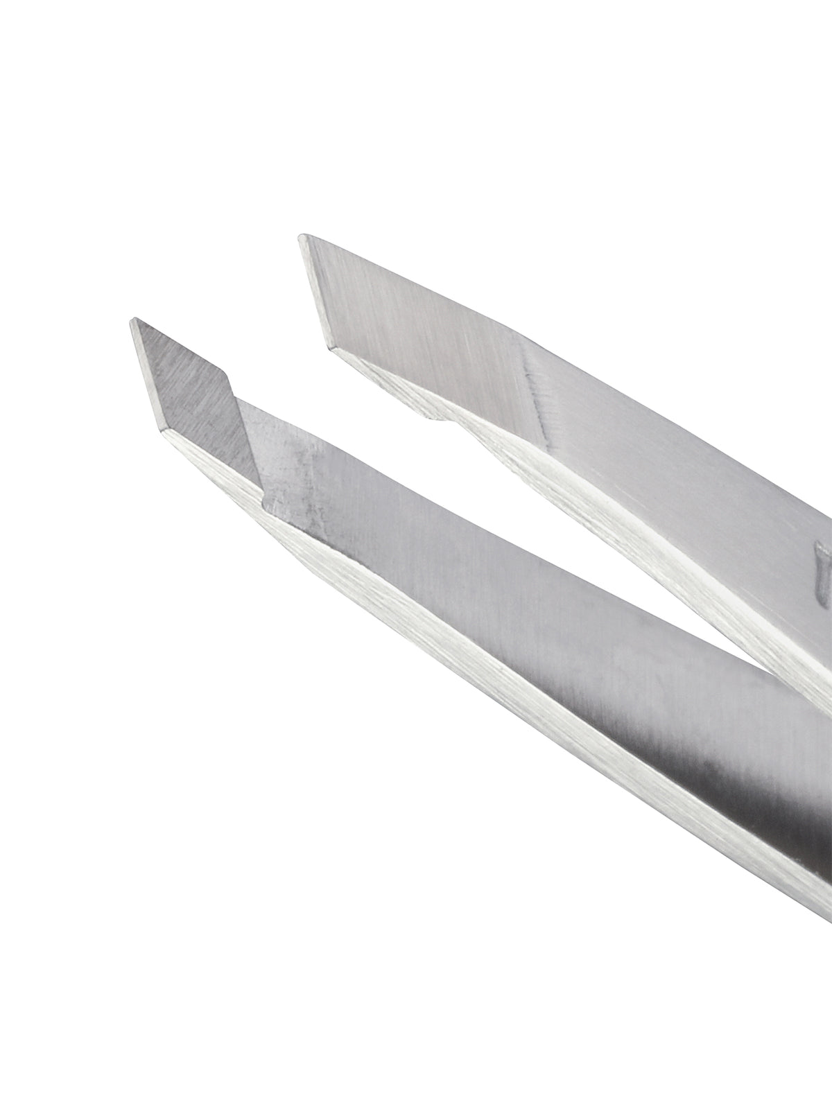 Mini Slant Tweezer Classic Stainless Steel