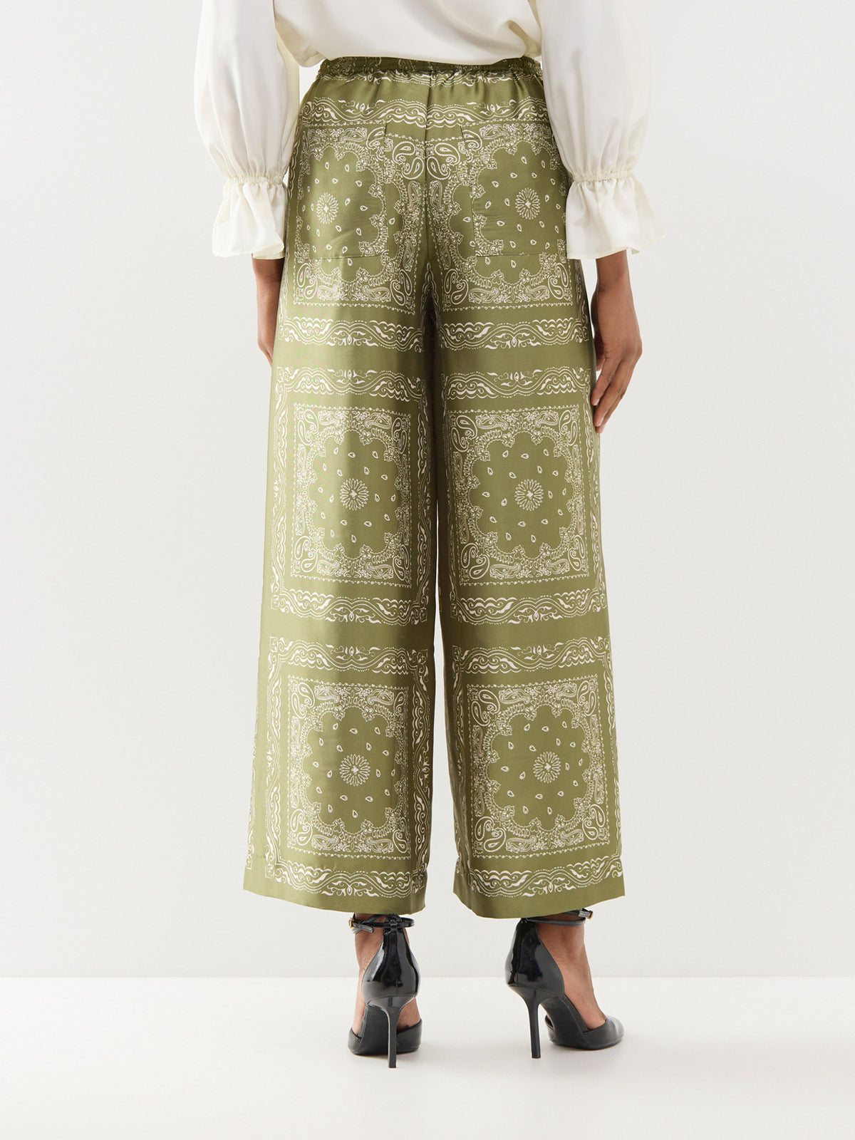Scarf Print Trousers