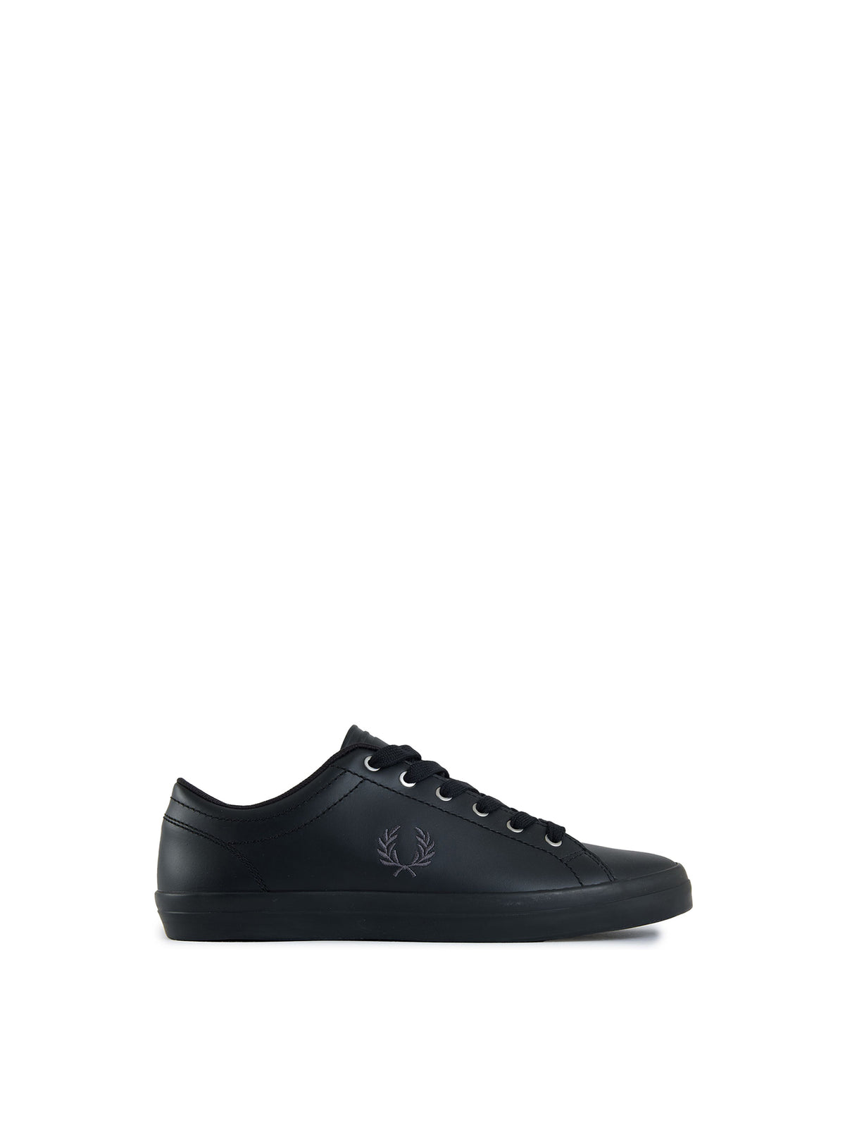 B1306 Leather-Inspired Trainers - Black